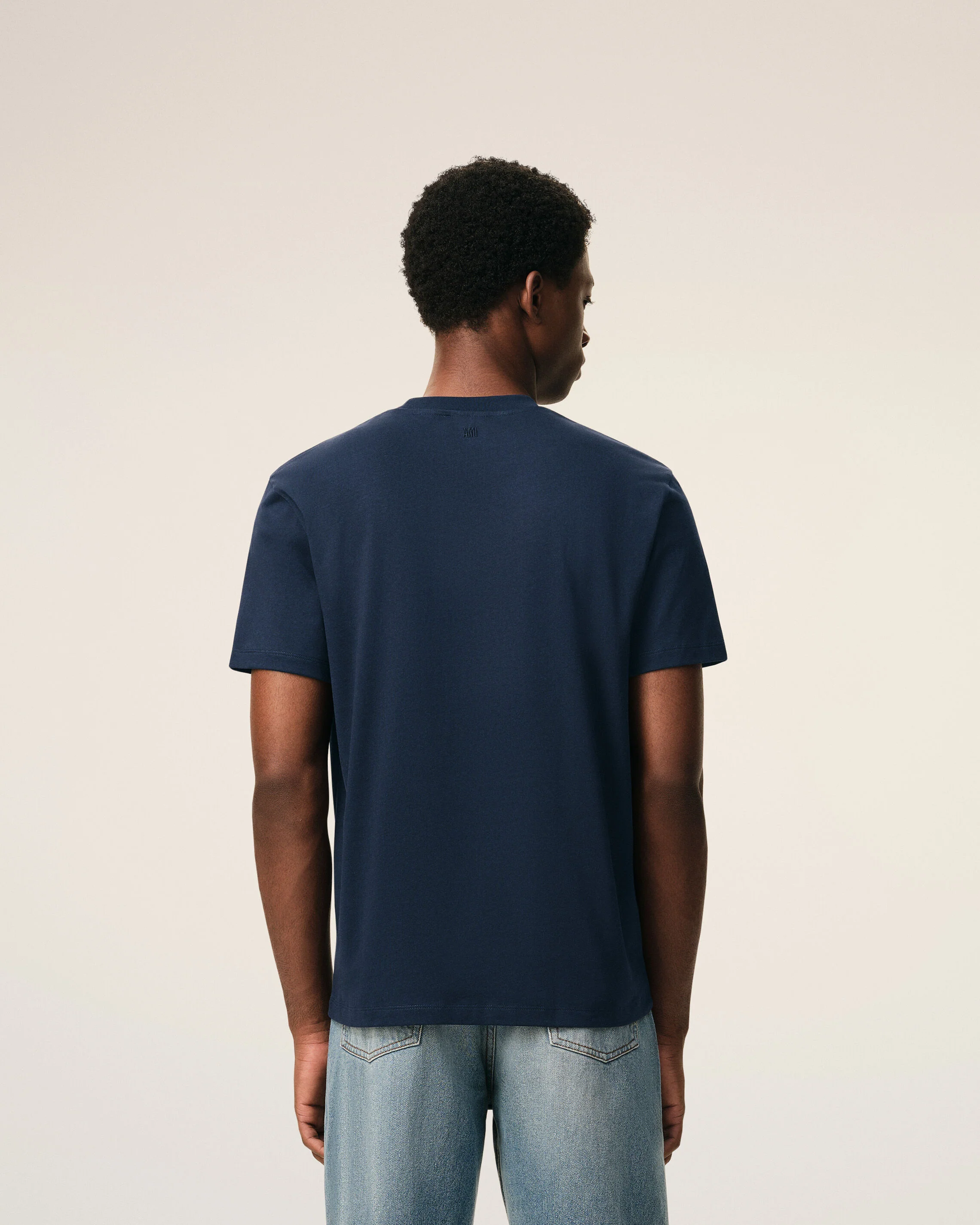 T-shirt bleu en coton Ami de Coeur - Image 5