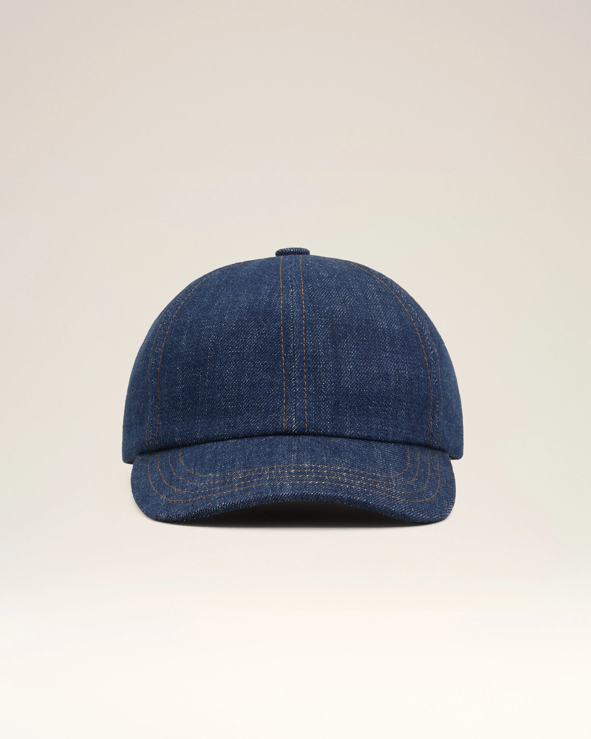 Casquette Bleue Empiècement Côté Ami Paris en Denim - Image 10