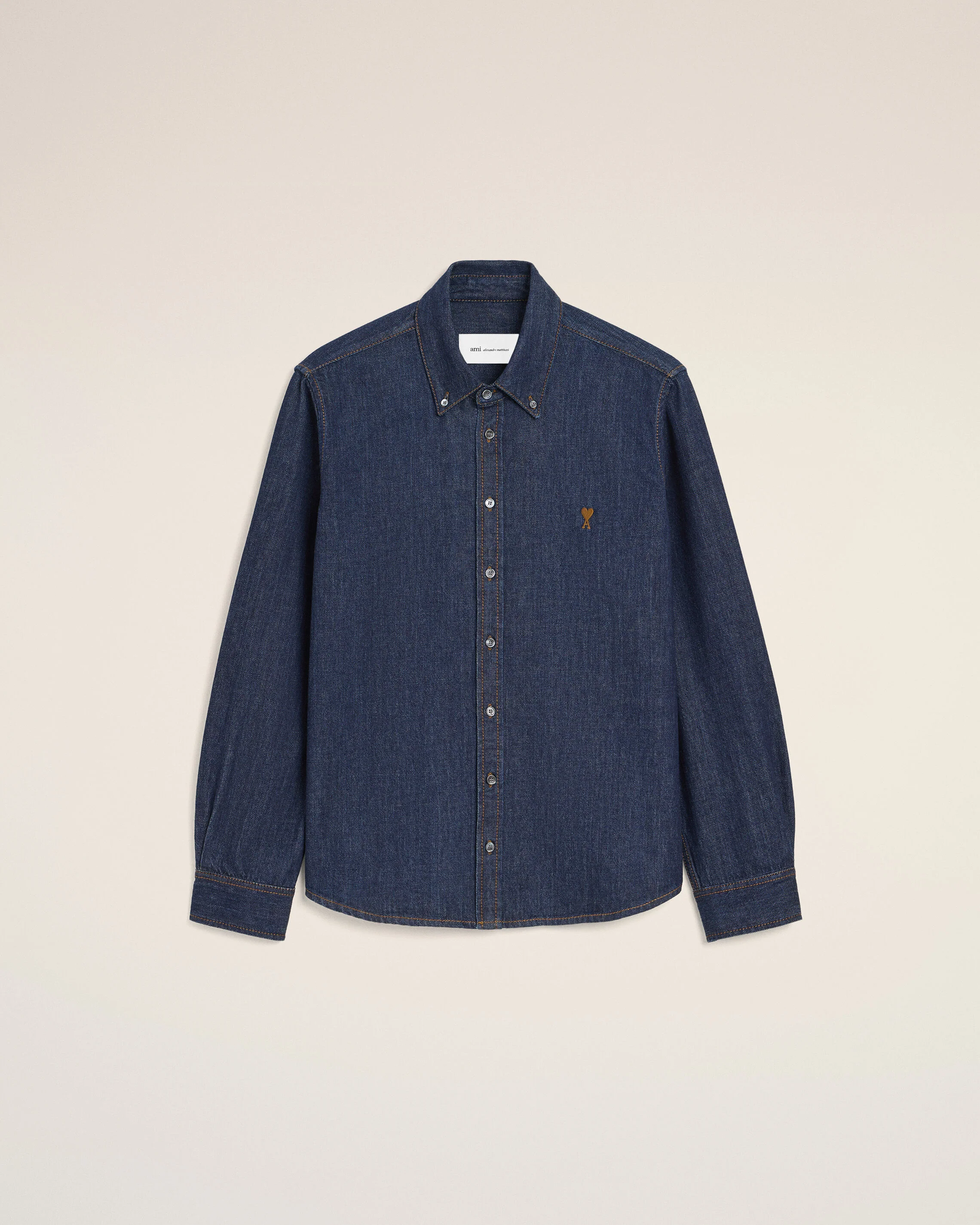 Chemise Denim Bleu Ami De Coeur en Coton - Image 7