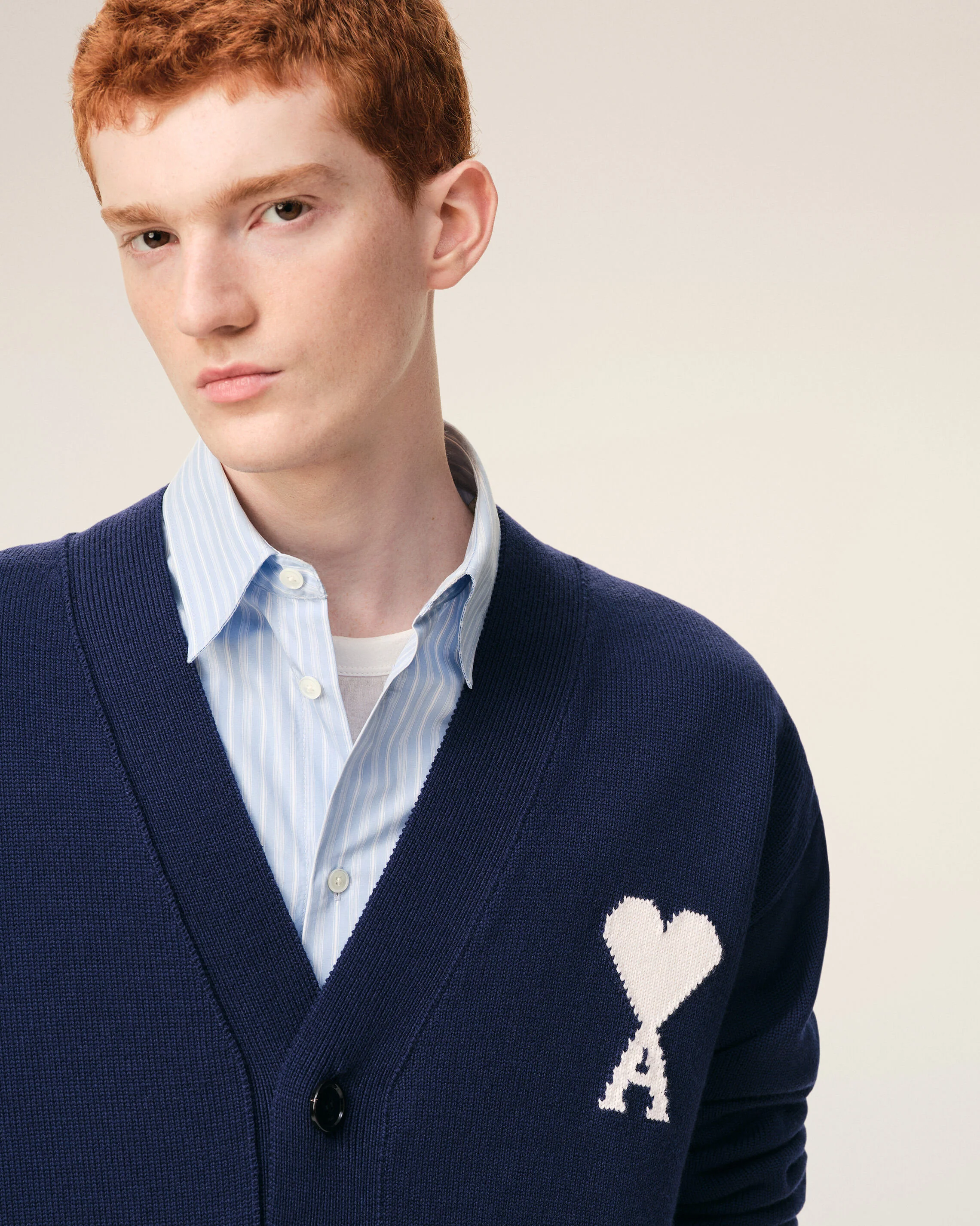 Cardigan Bleu Ami De Coeur en Laine - Image 4