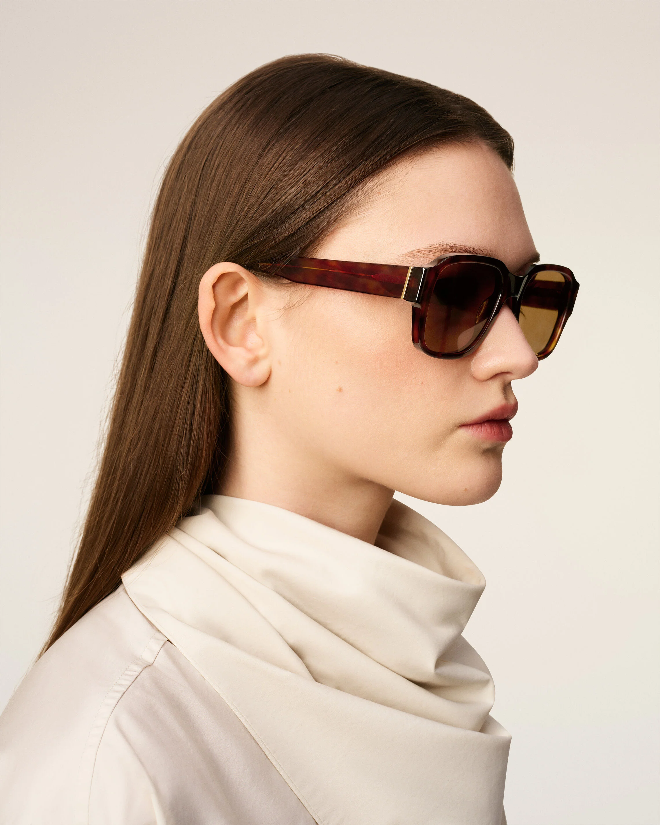 Lunettes De Soleil 75006 Marron En Acétate - Image 7