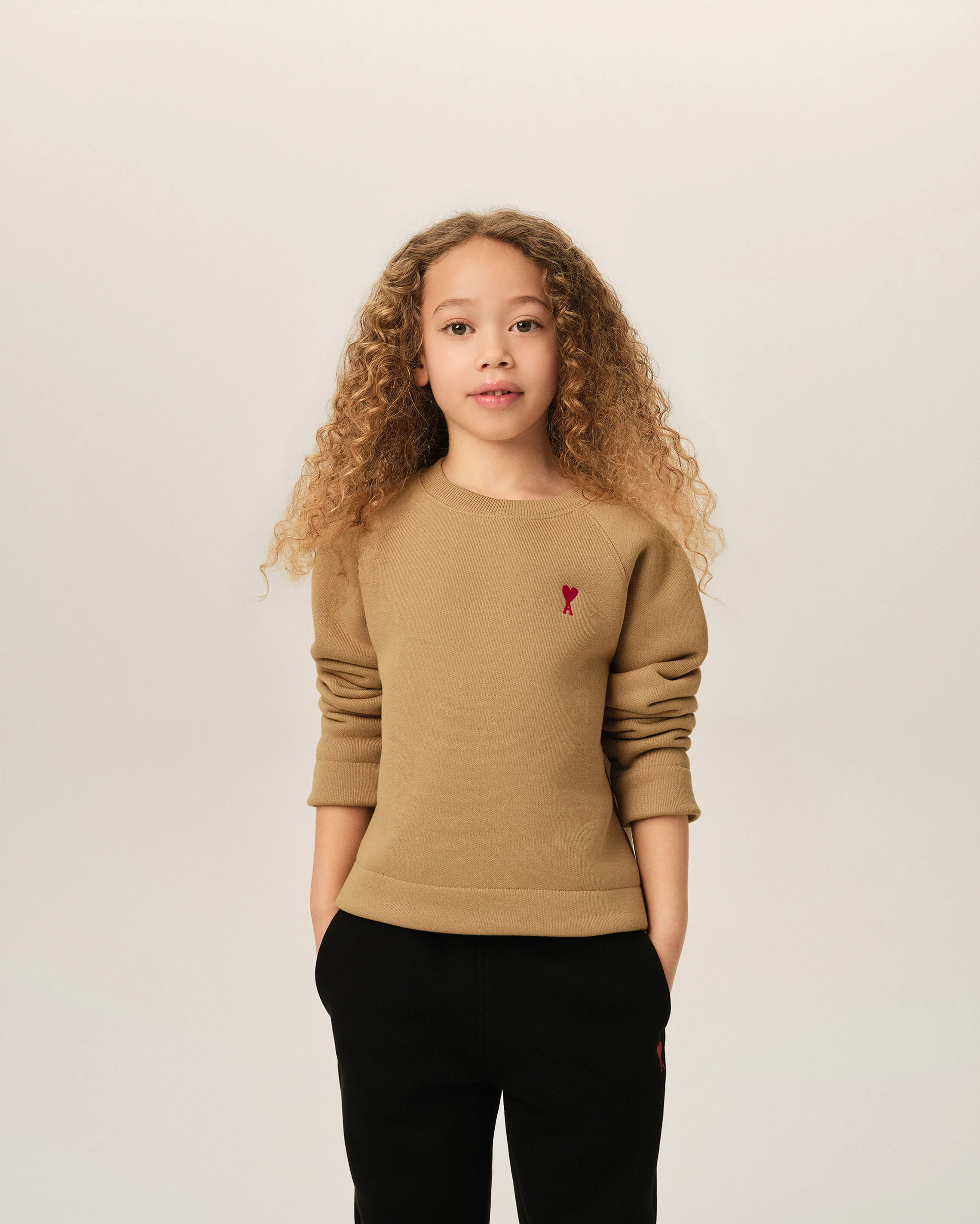 Sweatshirt marron en coton Ami de Coeur - Image 6