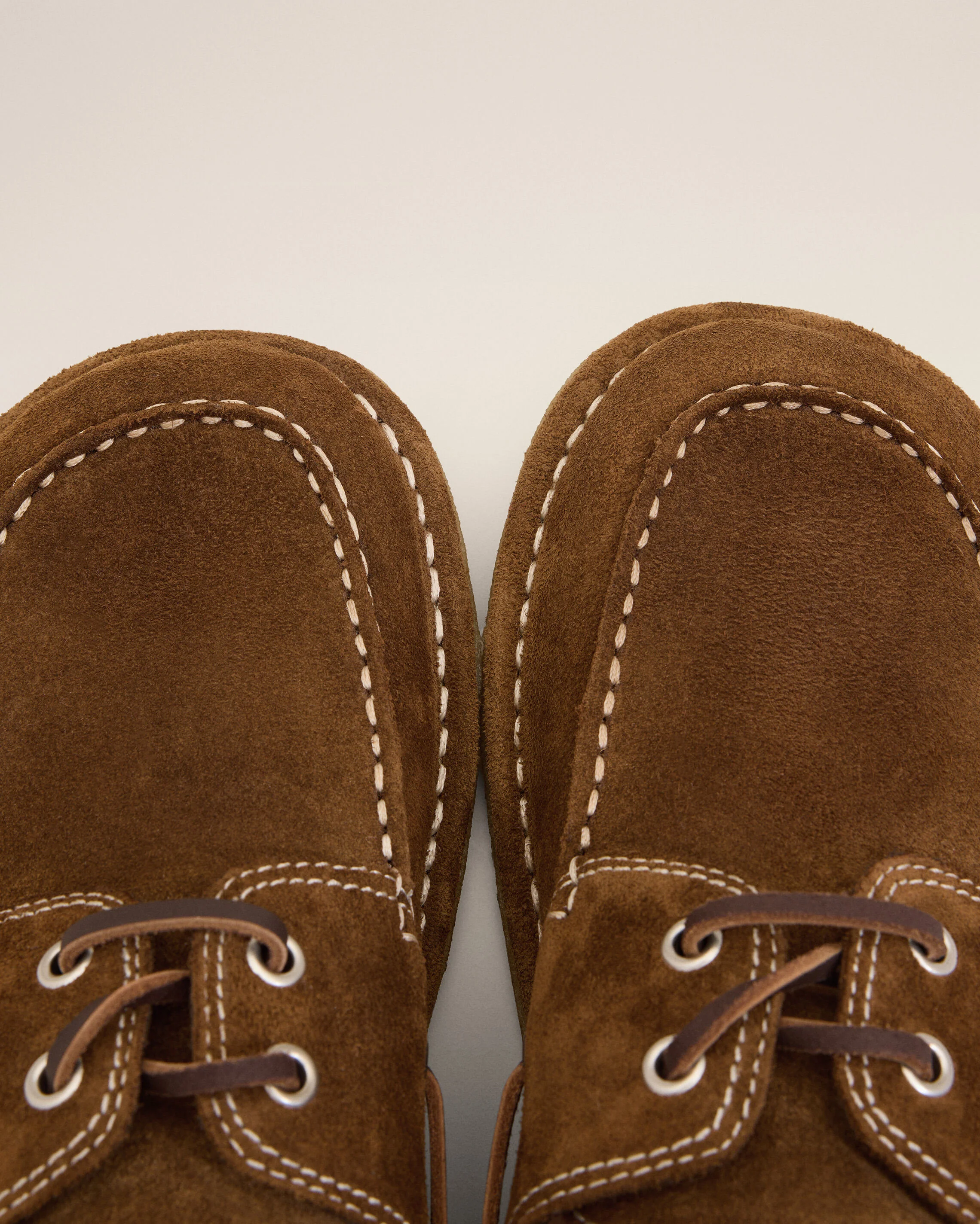 Chaussures Bateau Marron en Cuir De Veau - Image 10