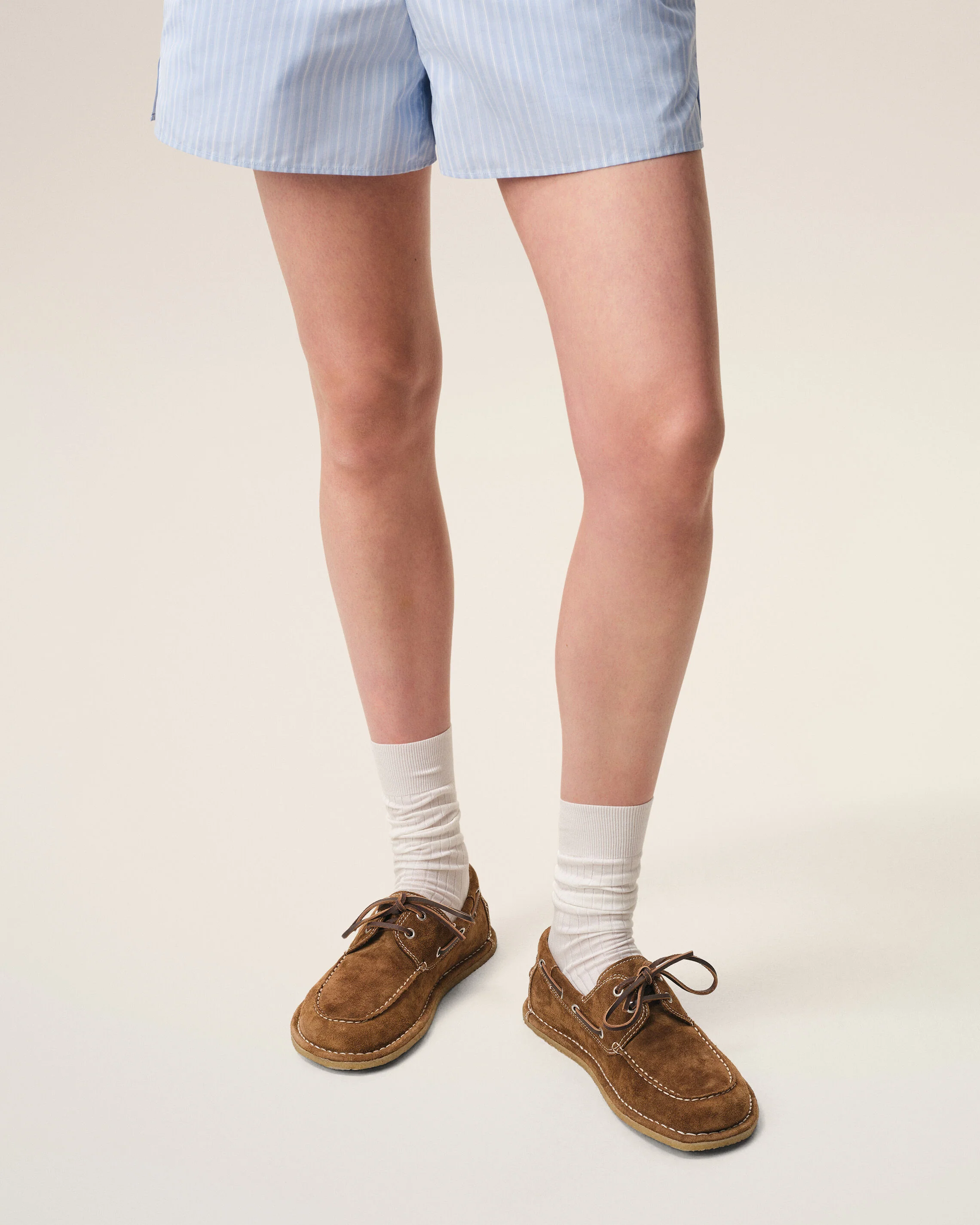 Chaussures Bateau Marron en Cuir De Veau - Image 8