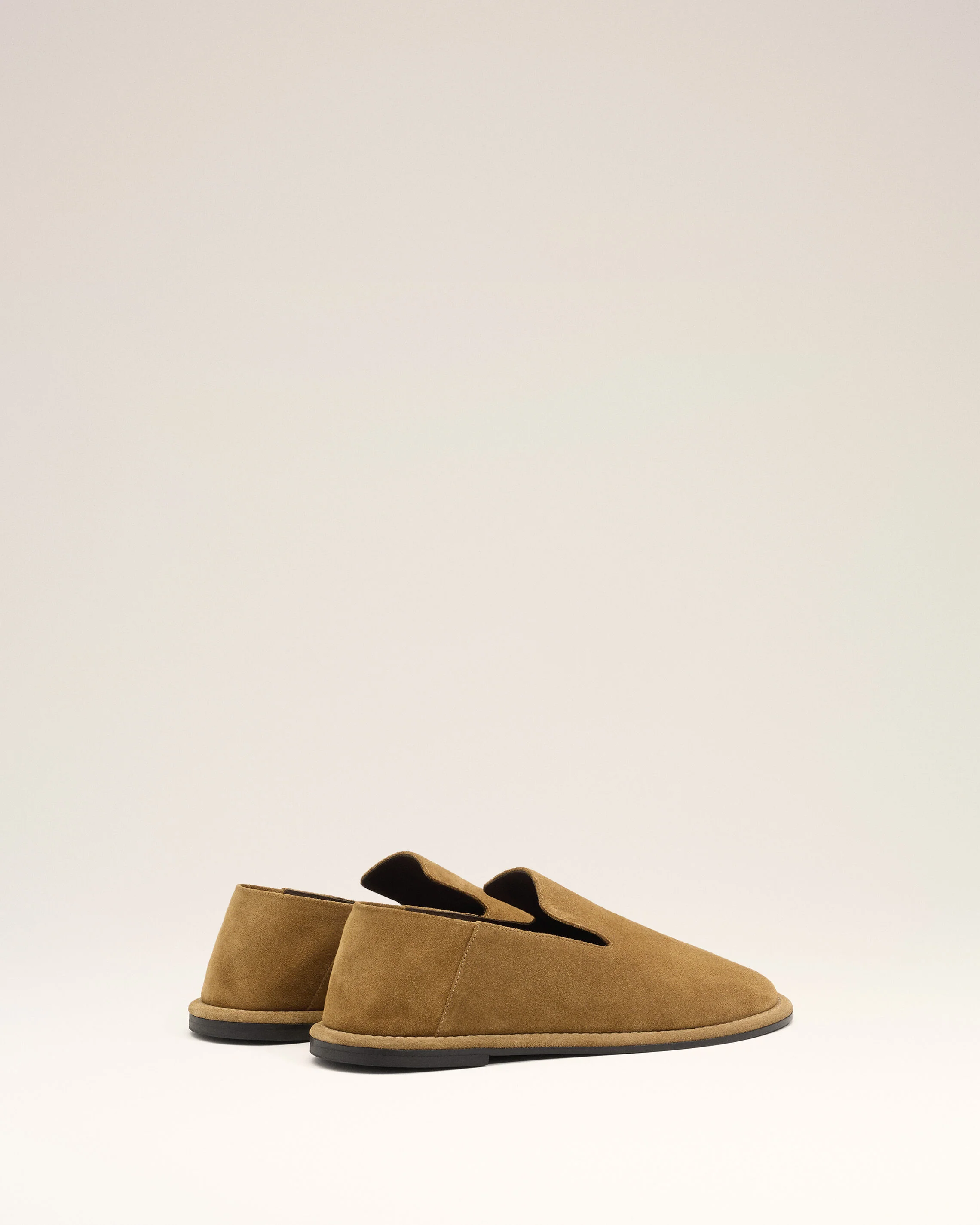 Slippers Midi Marron en Cuir De Veau - Image 9