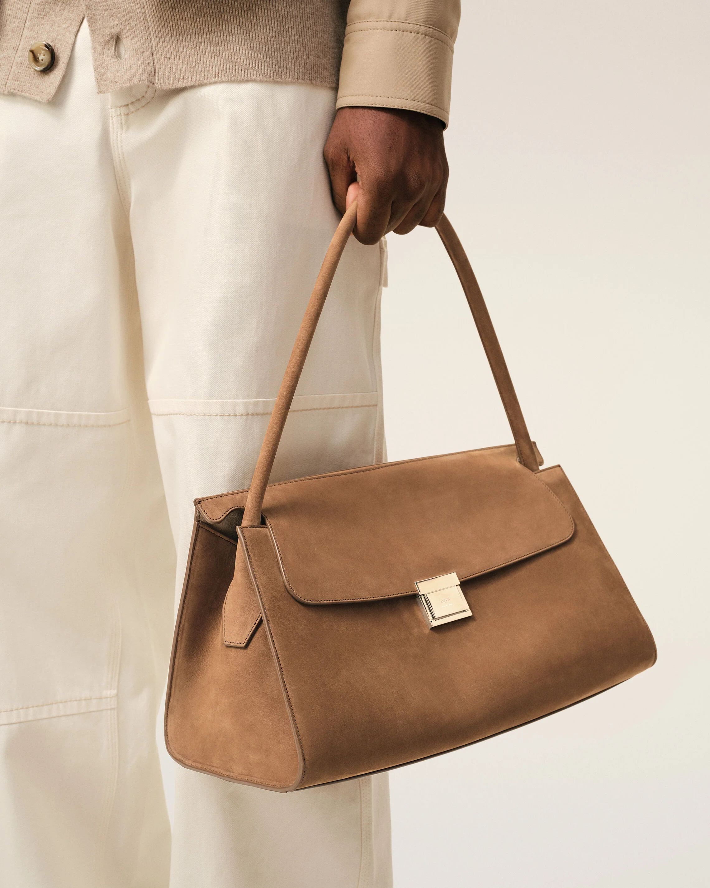 Sac Mimi Marron en Cuir De Veau - Image 2