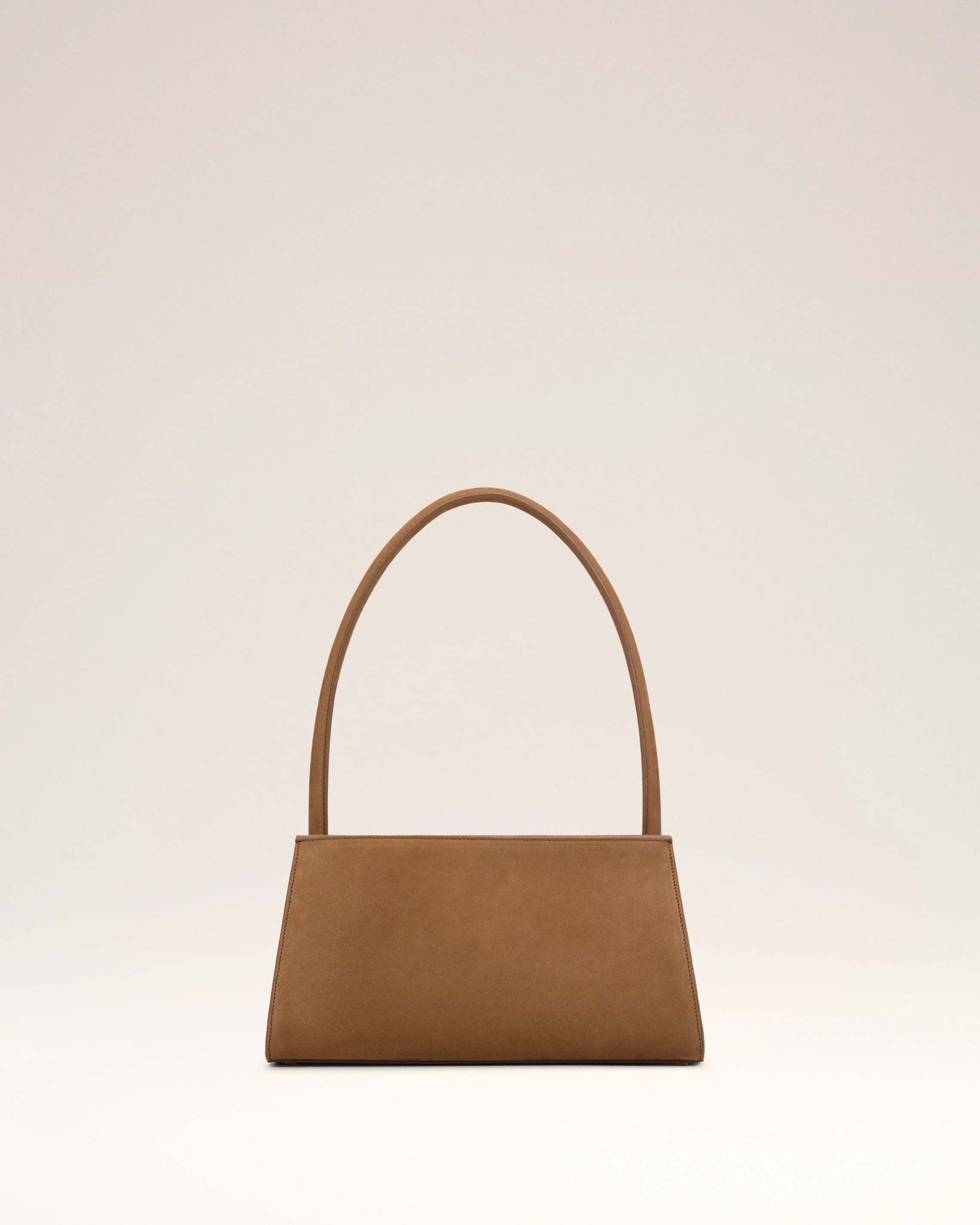 Petit Sac Mimi Marron en Cuir De Veau - Image 4