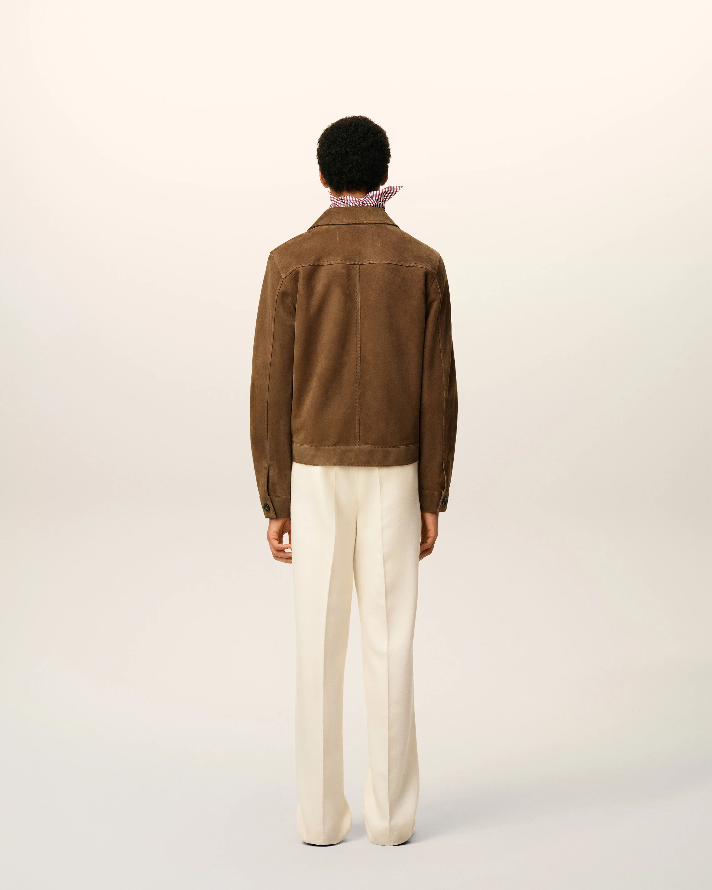 Veste Marron Boutonnée Ami De Coeur En Cuir - Image 5