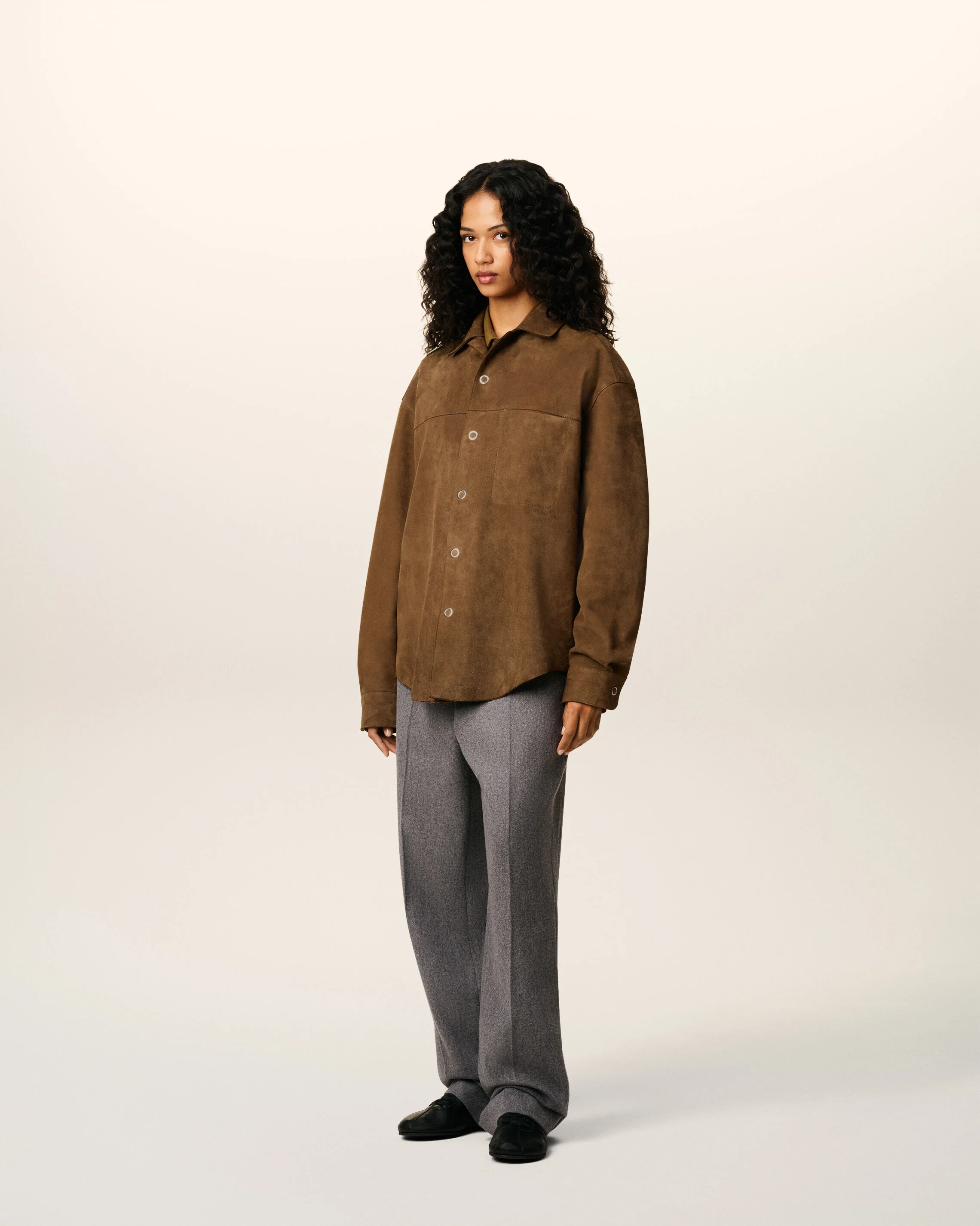Surchemise Marron En Cuir - Image 13