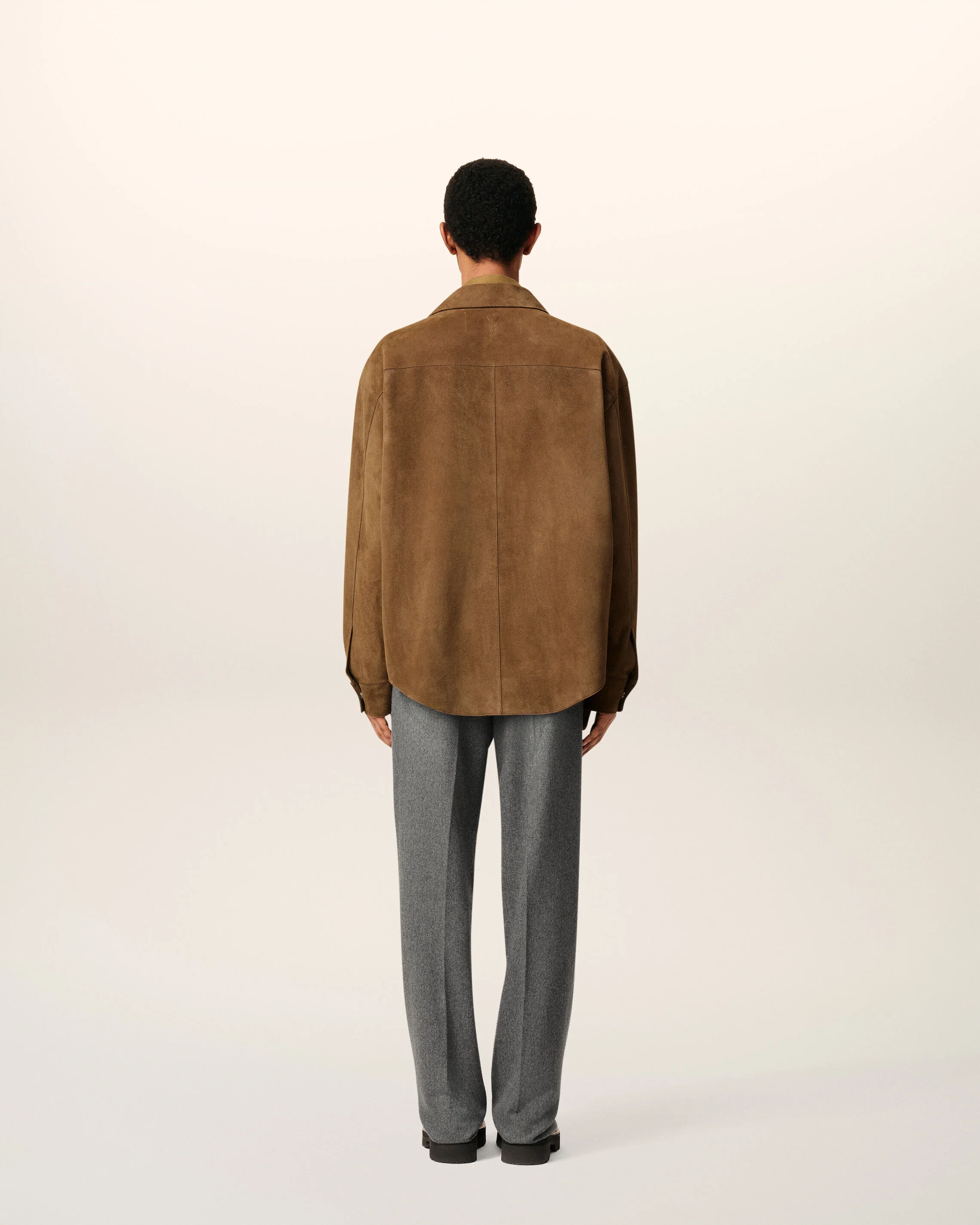 Surchemise Marron En Cuir - Image 5