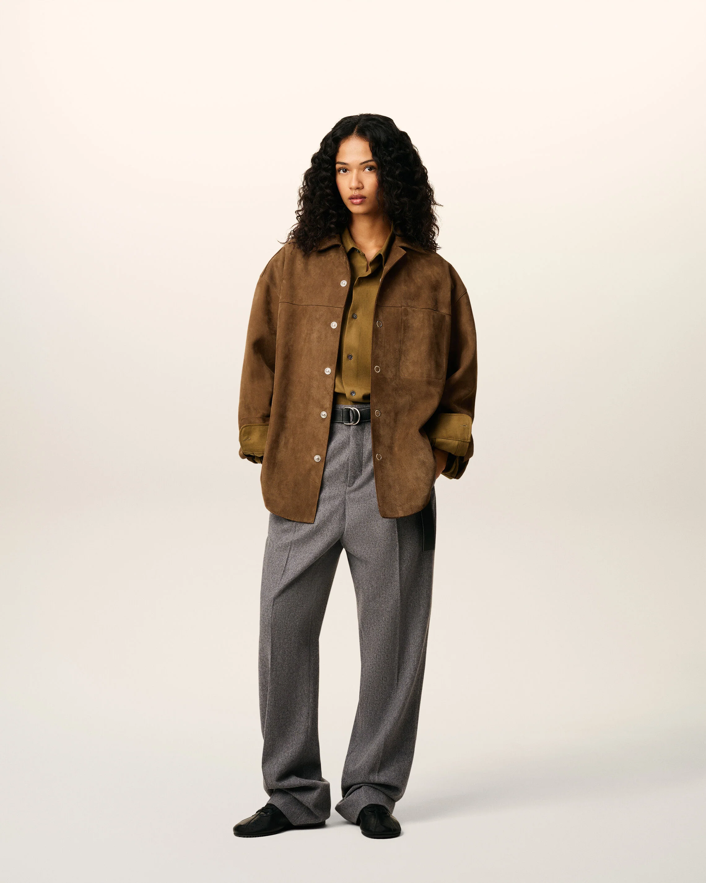 Surchemise Marron En Cuir - Image 9