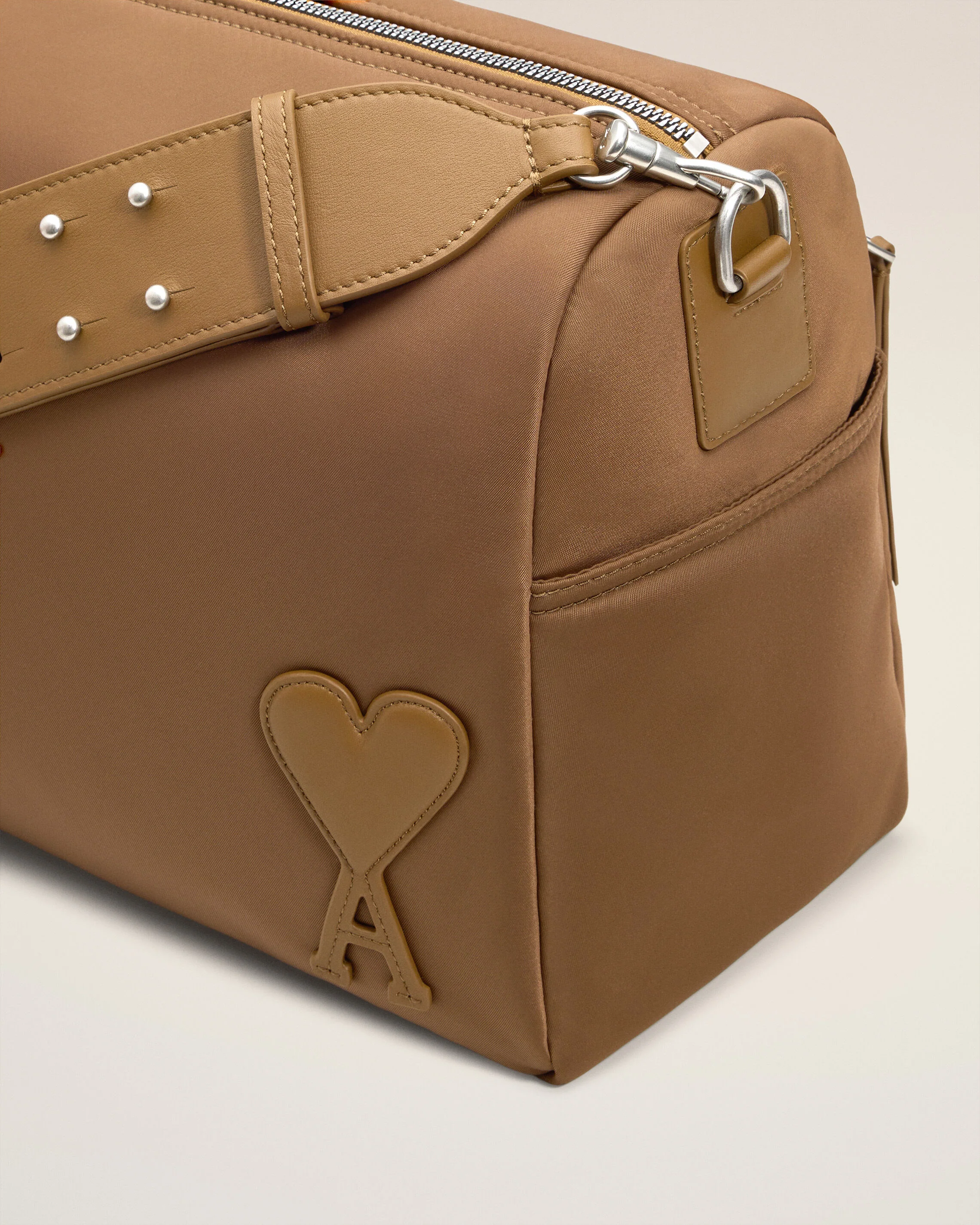 Sac Marron Marcel Grand En Toile De Nylon - Image 5