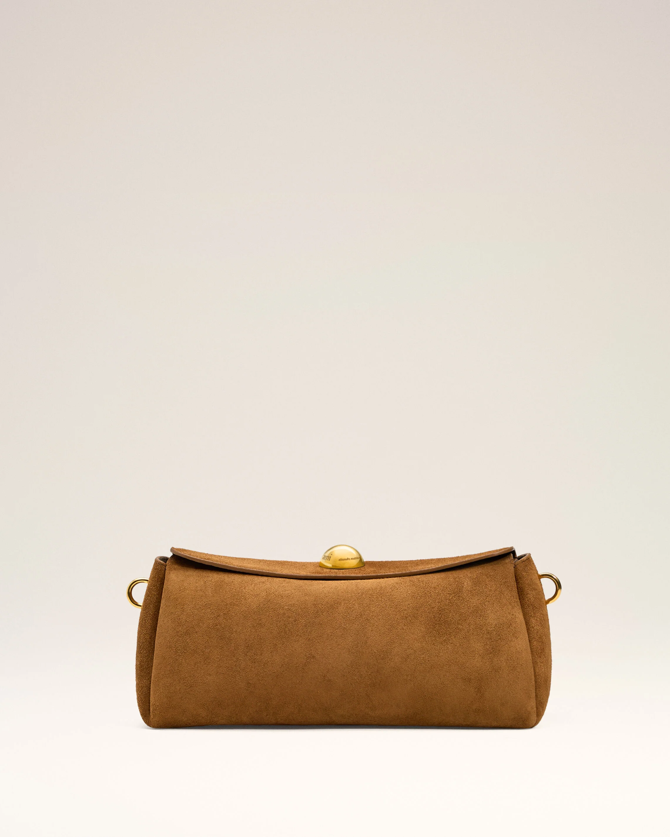 Sac Marron Carrousel En Cuir Velours - Image 3