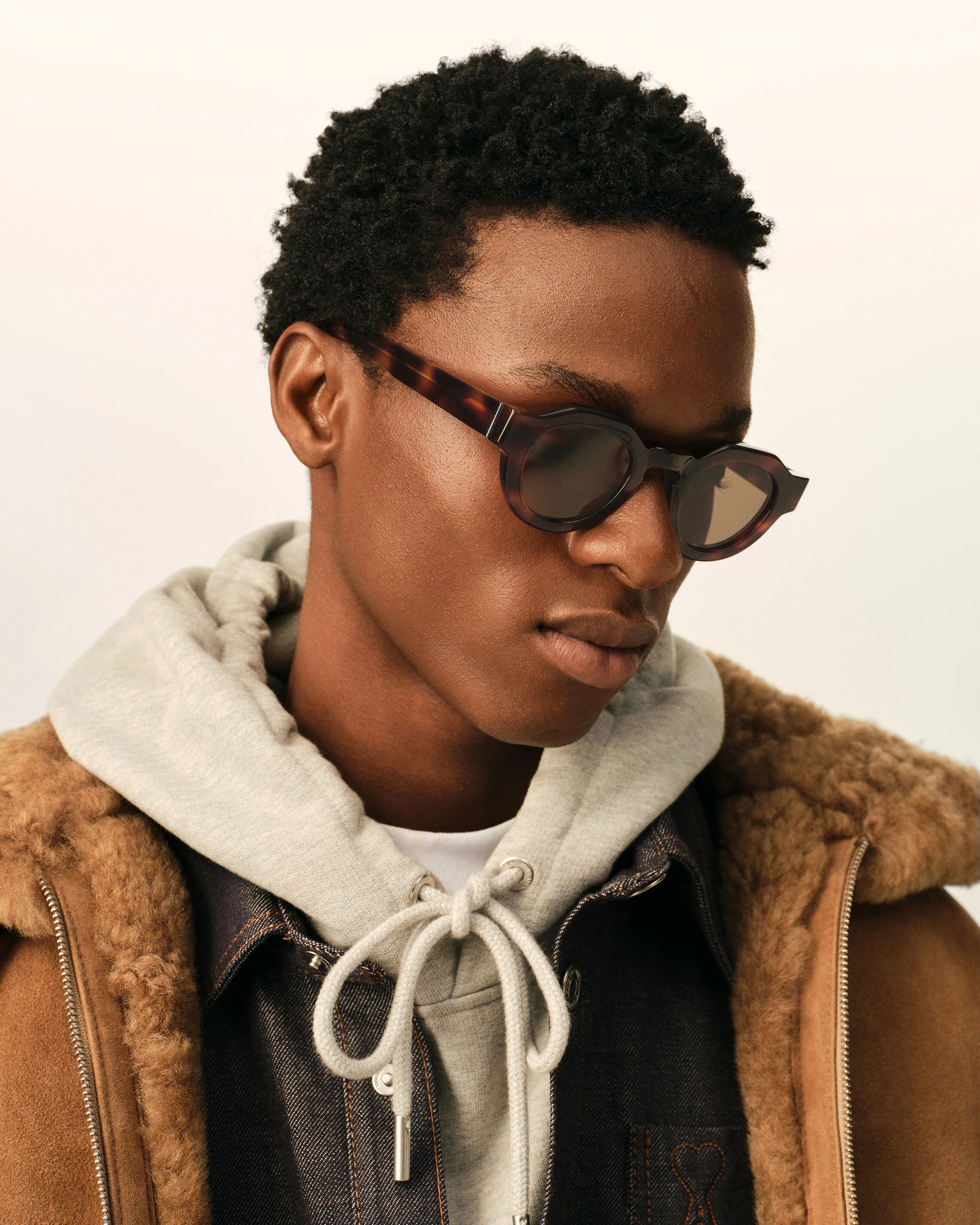 Lunettes de soleil 75018 marron - Image 2