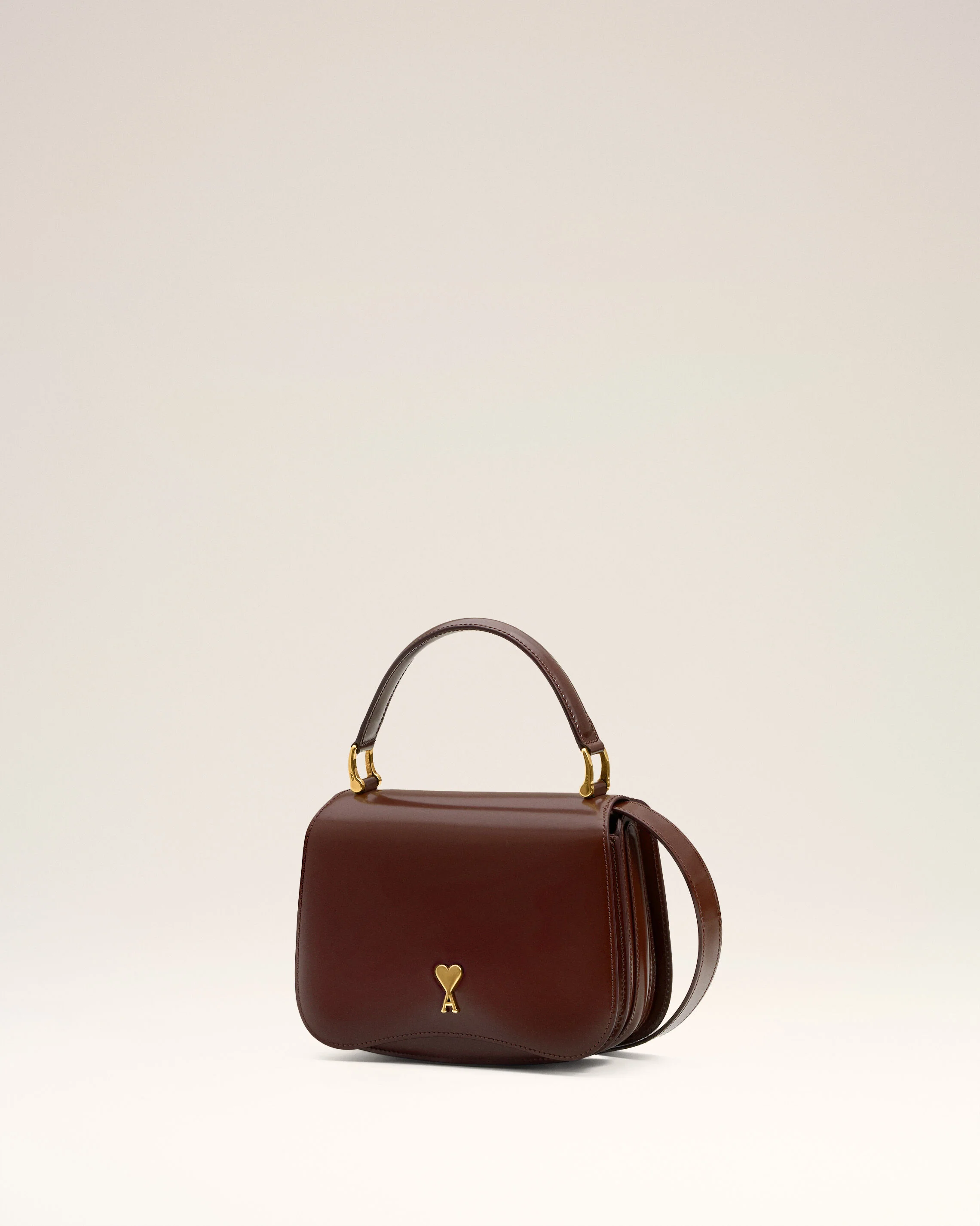 Sac Top Handle Bordeaux Paris Paris En Cuir Glacé - Image 10