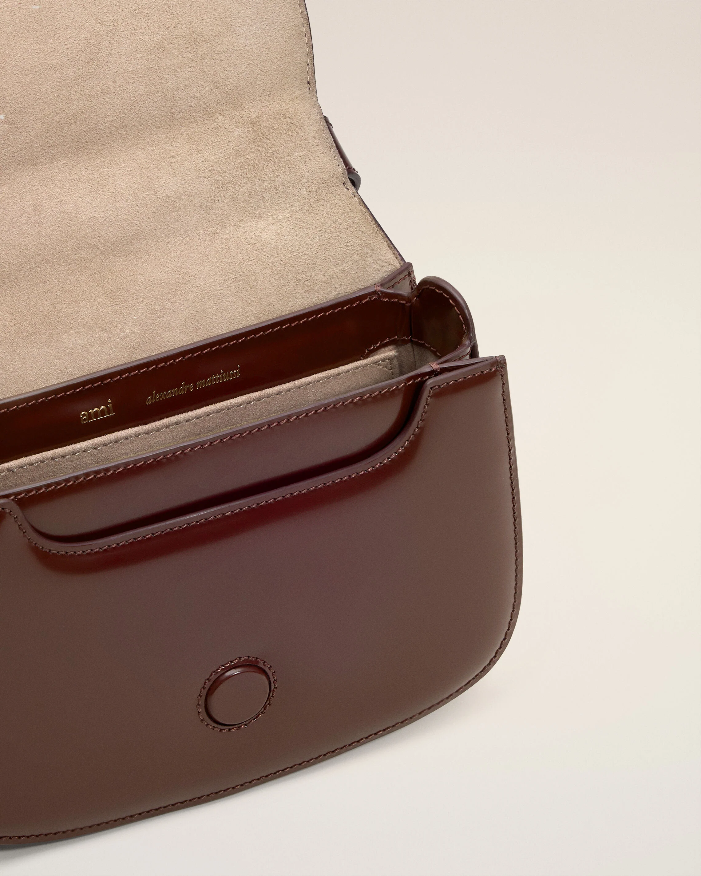 Sac Top Handle Bordeaux Paris Paris En Cuir Glacé - Image 6