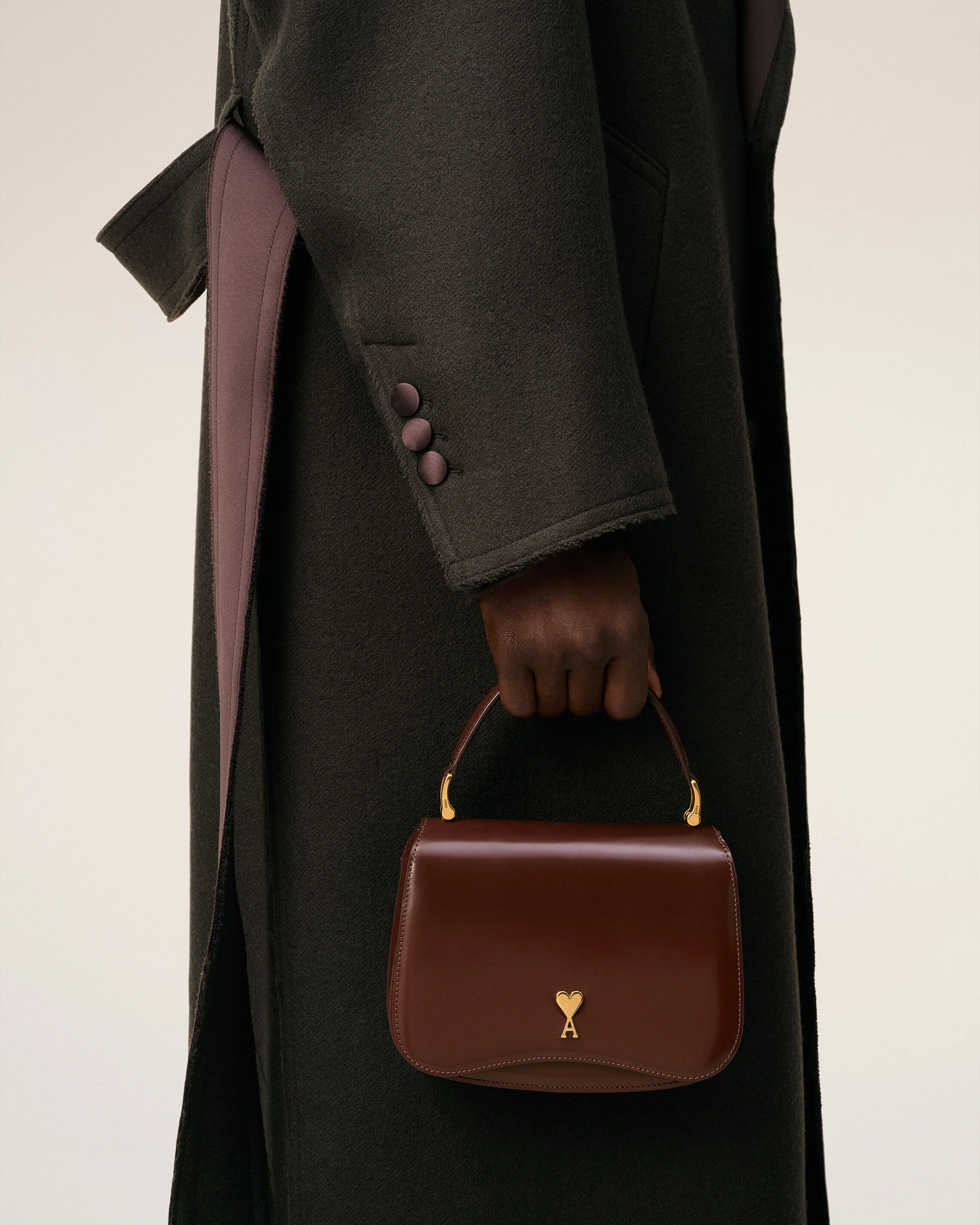 Sac Top Handle Bordeaux Paris Paris En Cuir Glacé - Image 7