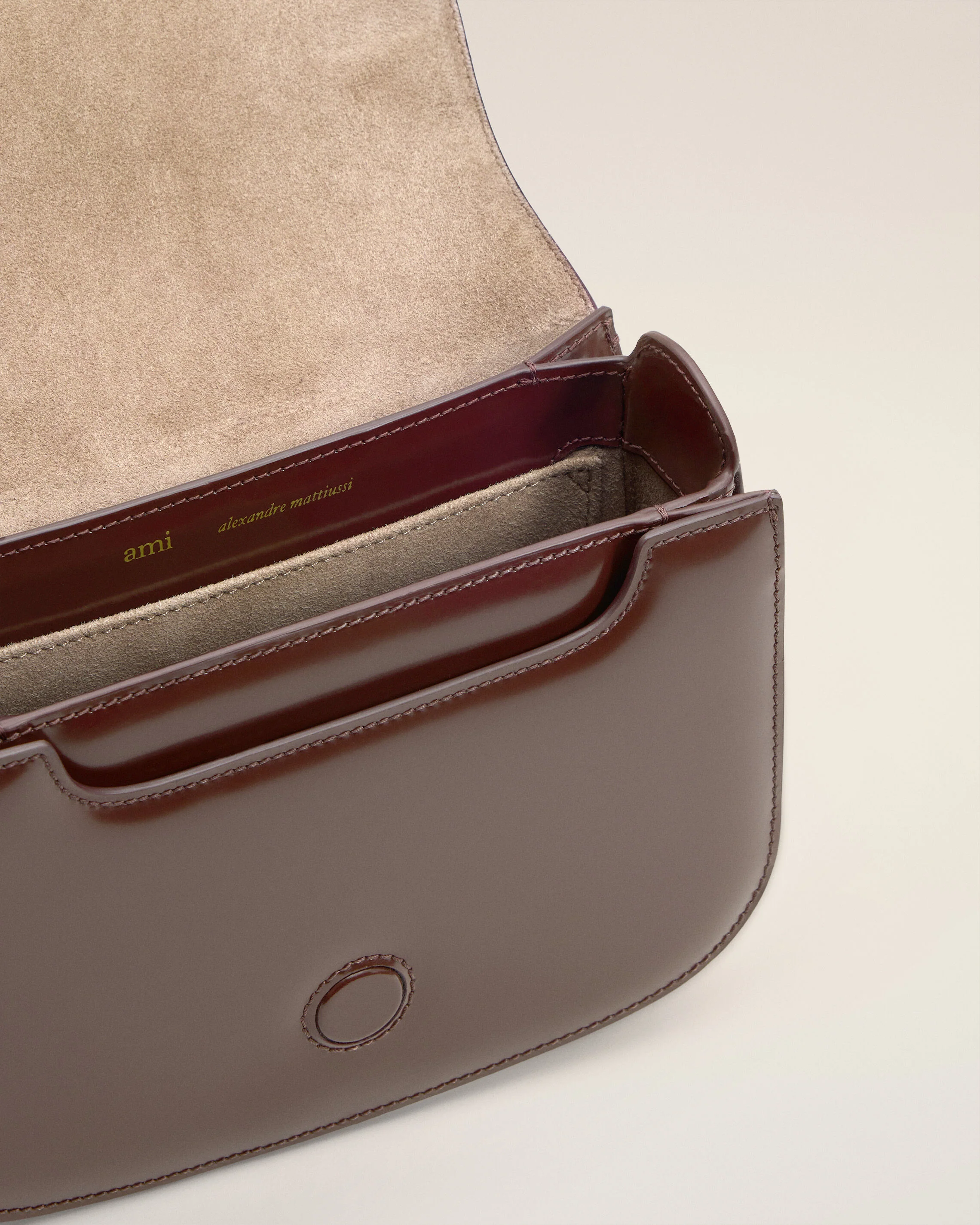 Sac Bordeaux Paris Paris En Cuir Glacé - Image 5