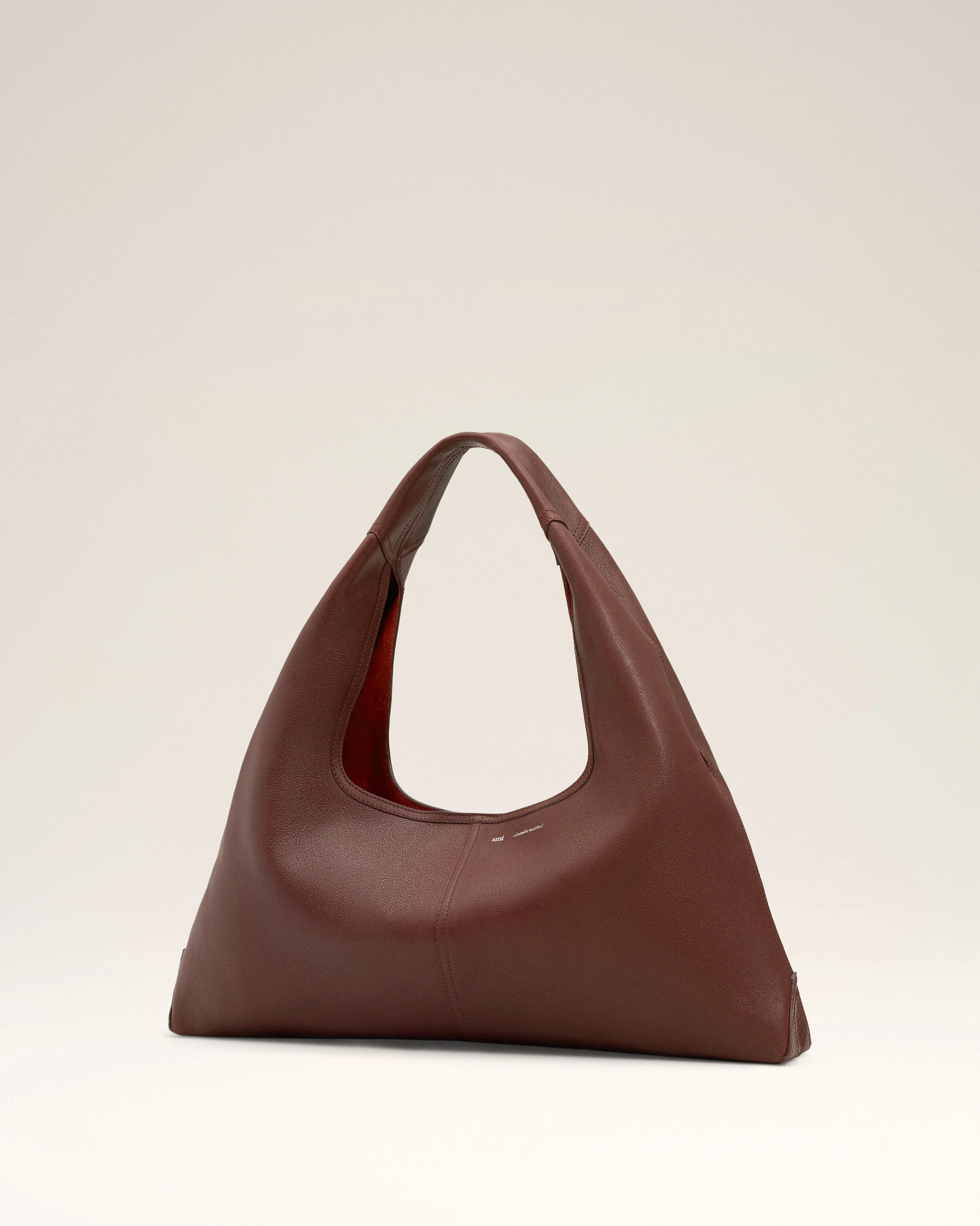 Sac Porté Epaule Bordeaux Etienne En Cuir Souple - Image 3
