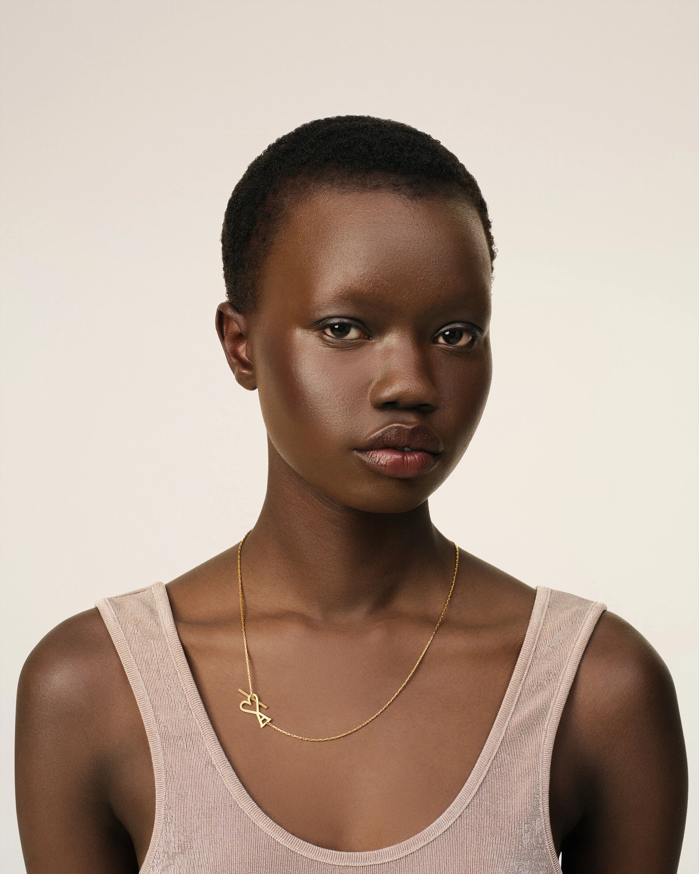 Collier Doré Chaine Ami De Coeur 2 En 1 En Laiton - Image 6