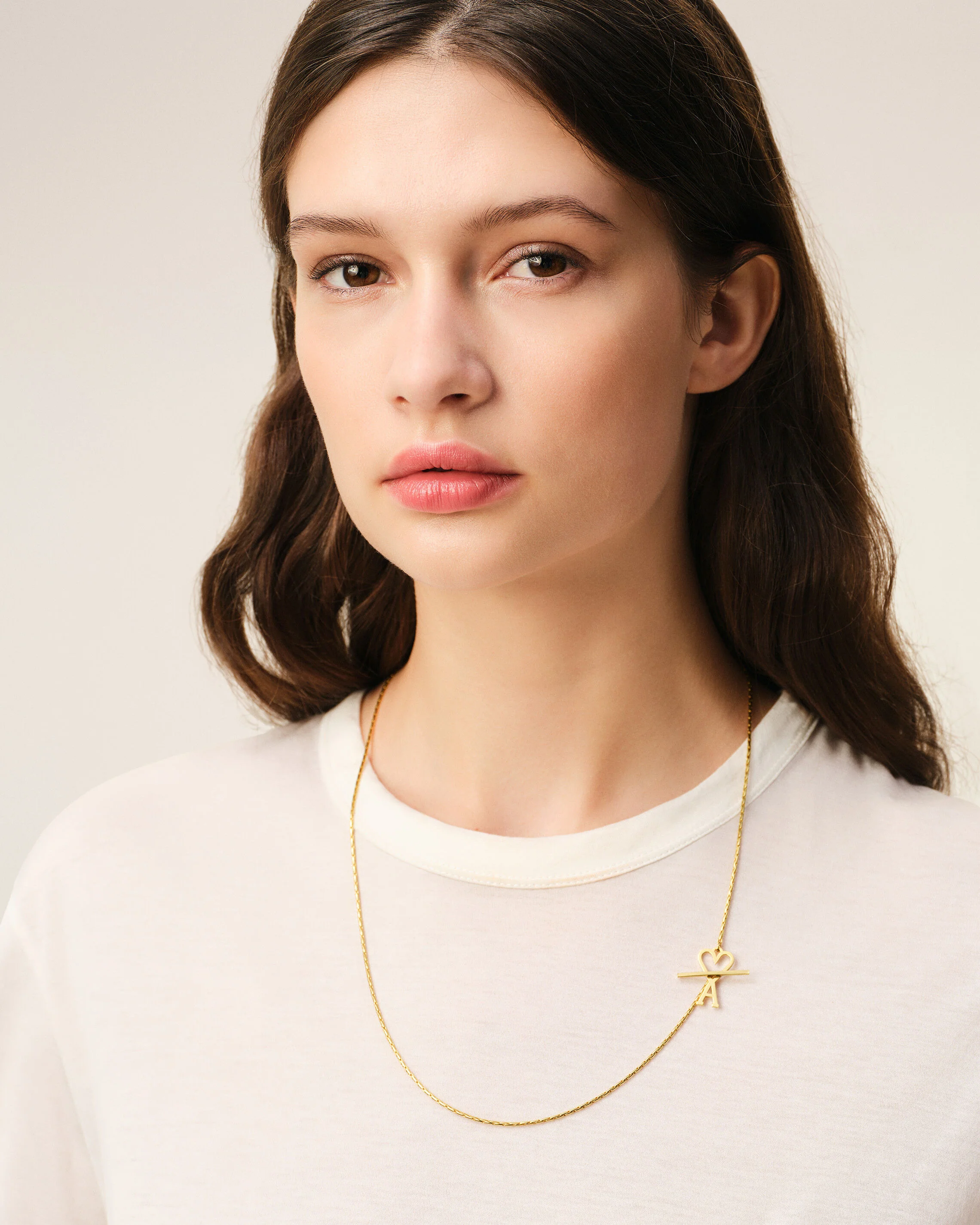 Collier Chaine Doré en laiton Ami De Coeur - Image 5