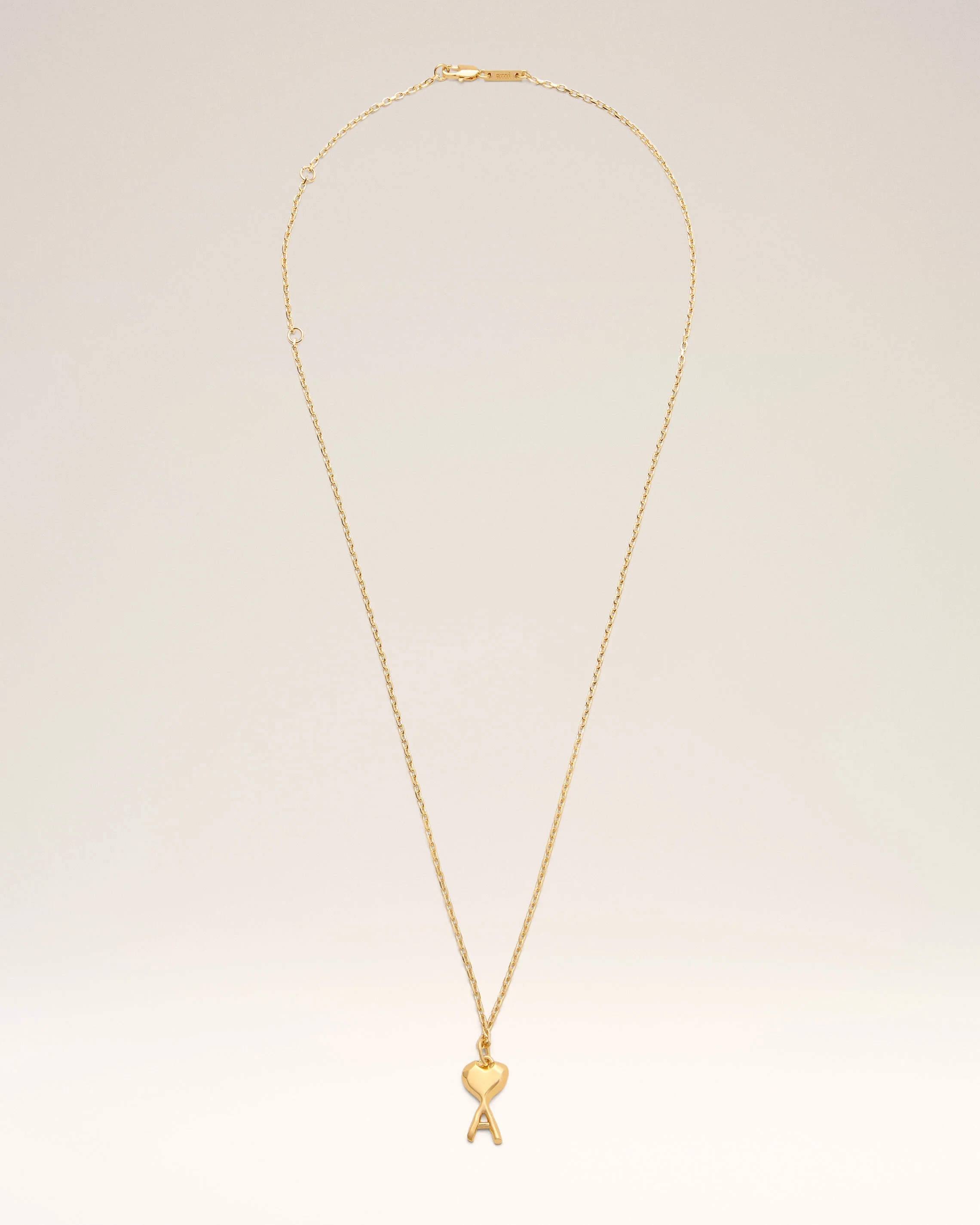 Collier Martelé Fin Doré Ami De Coeur en Laiton - Image 5