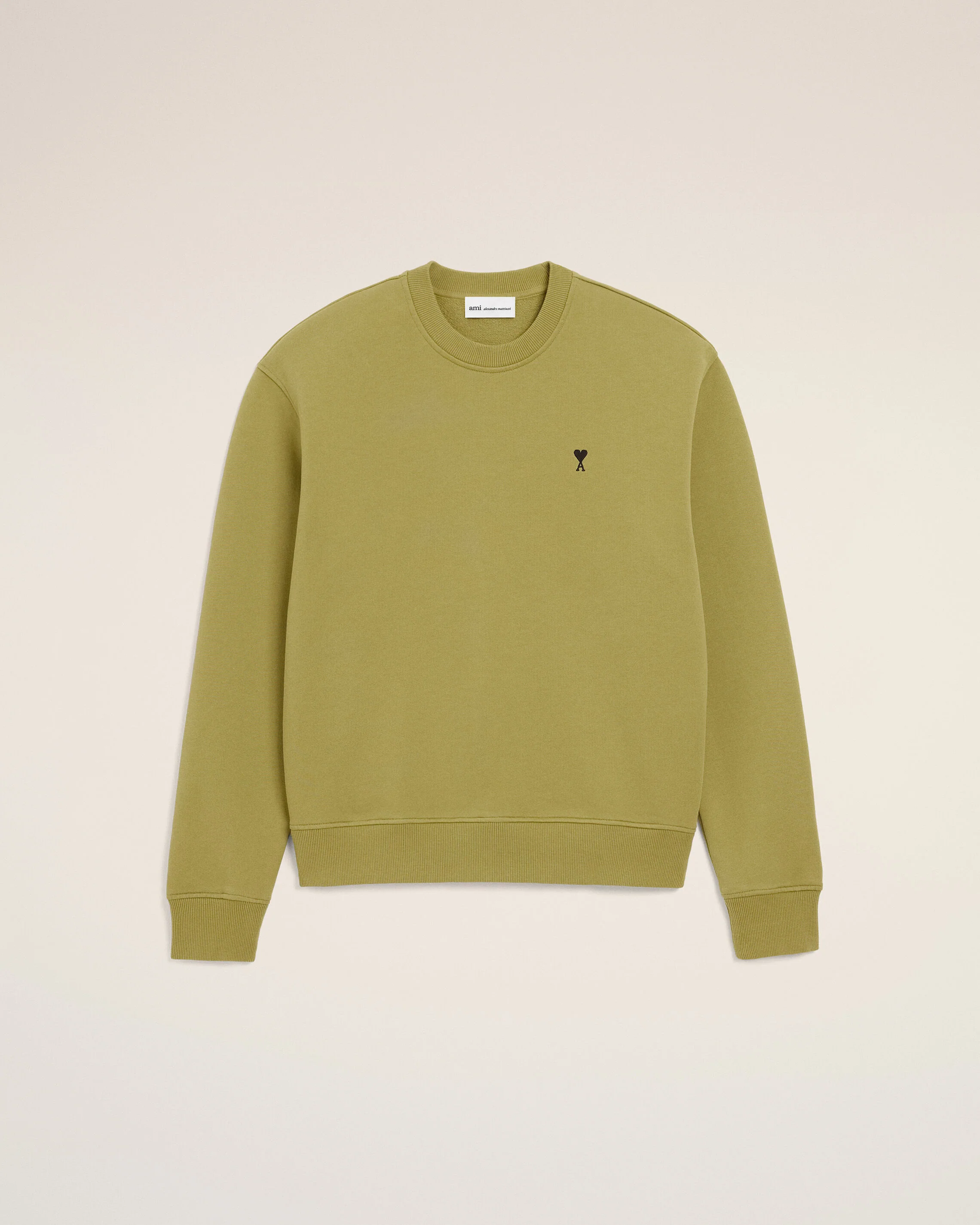 Sweatshirt Vert Ami De Coeur en Coton