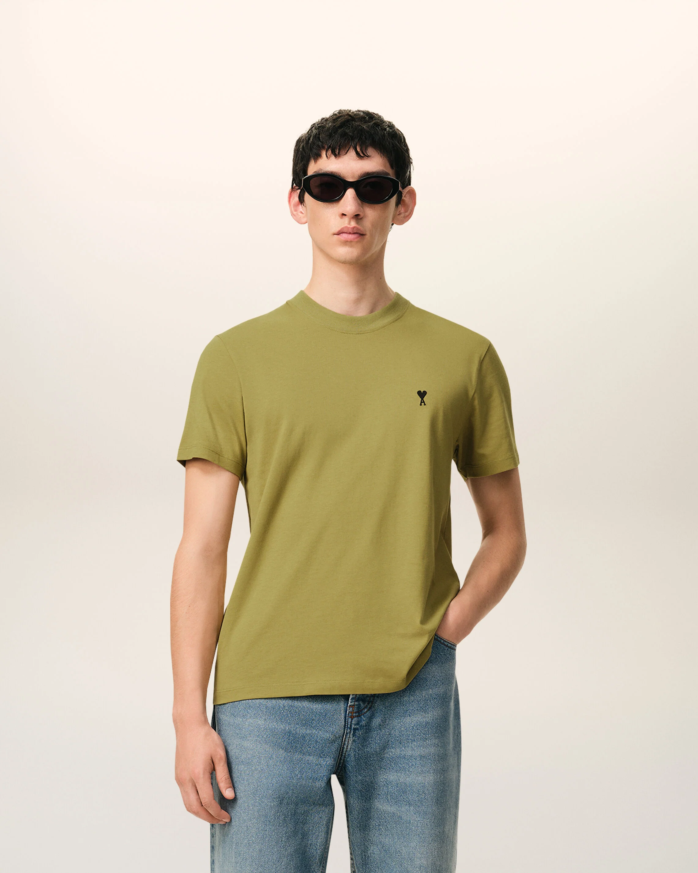T-shirt Vert Ami De Coeur en Coton - Image 2