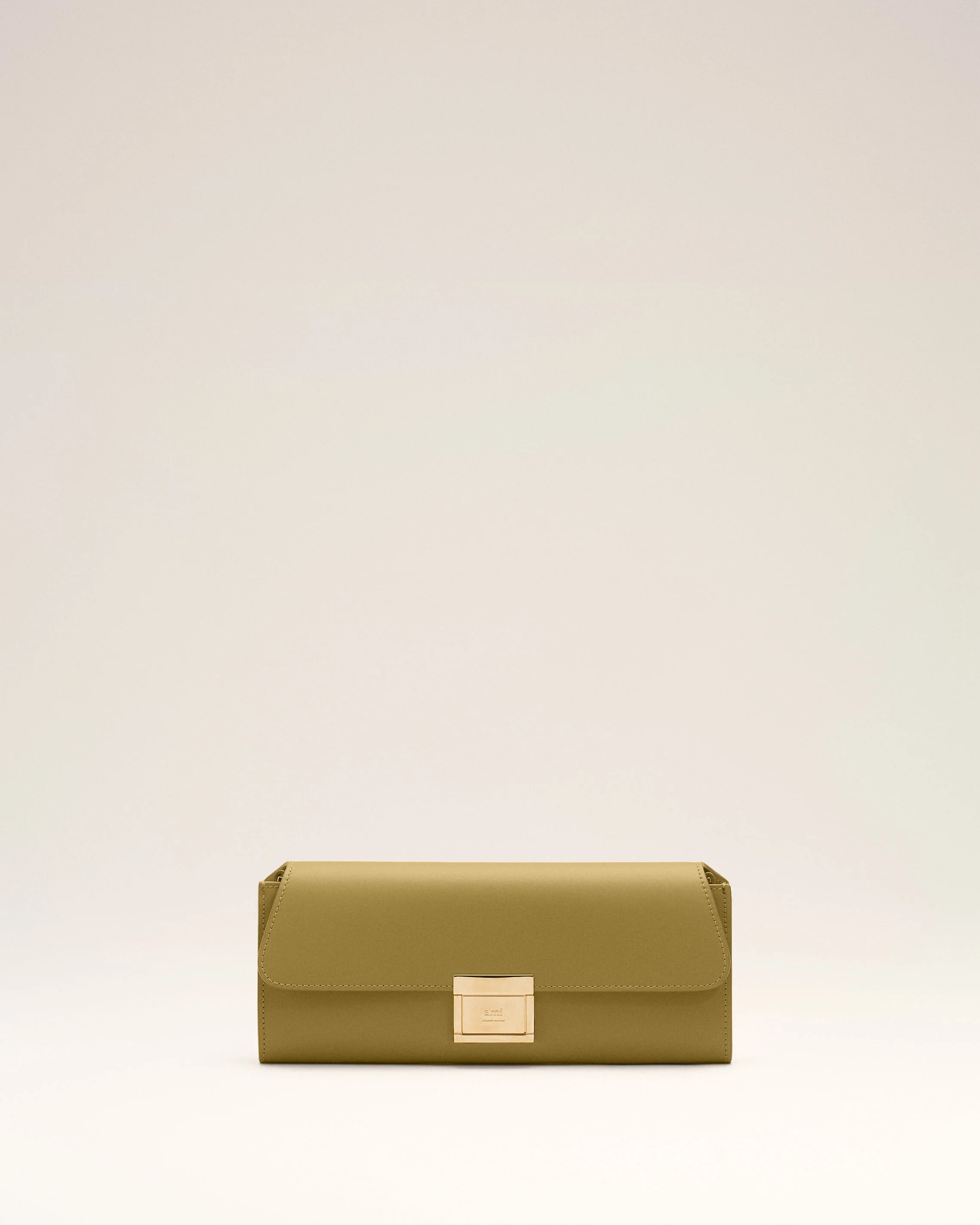 Pochette Mimi Vert en Cuir De Veau