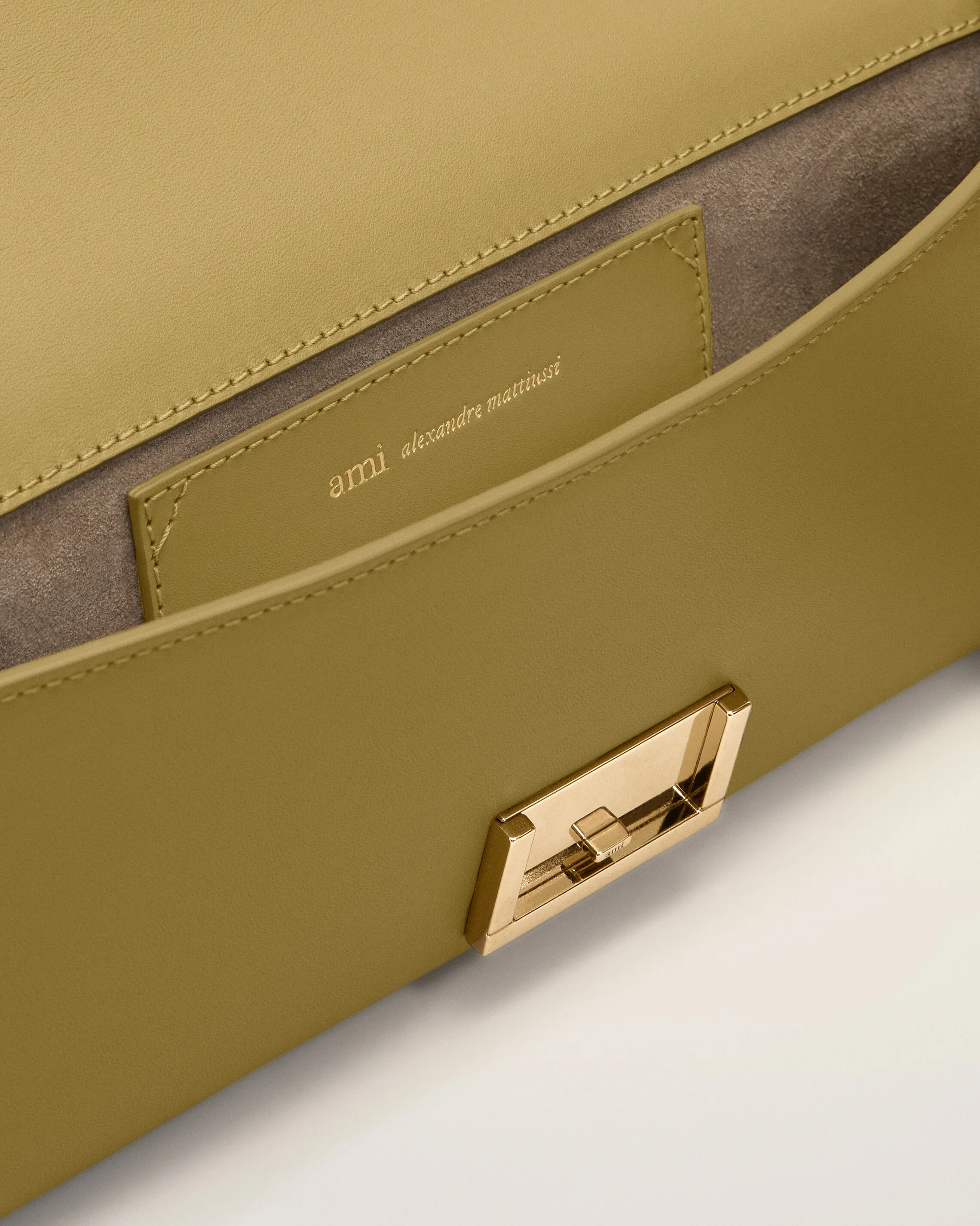 Pochette Mimi Vert en Cuir De Veau - Image 14