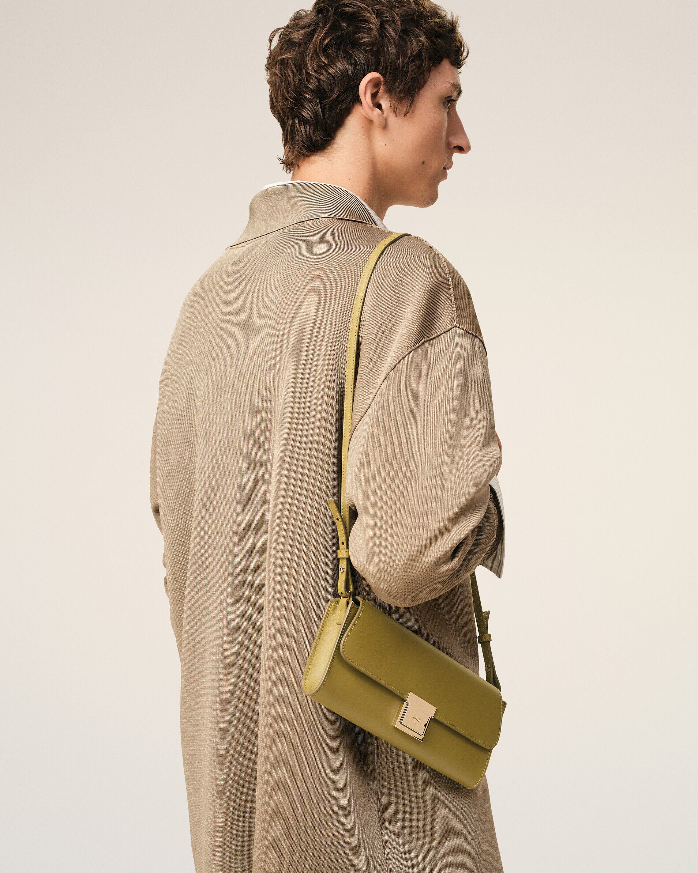 Pochette Mimi Vert en Cuir De Veau - Image 2