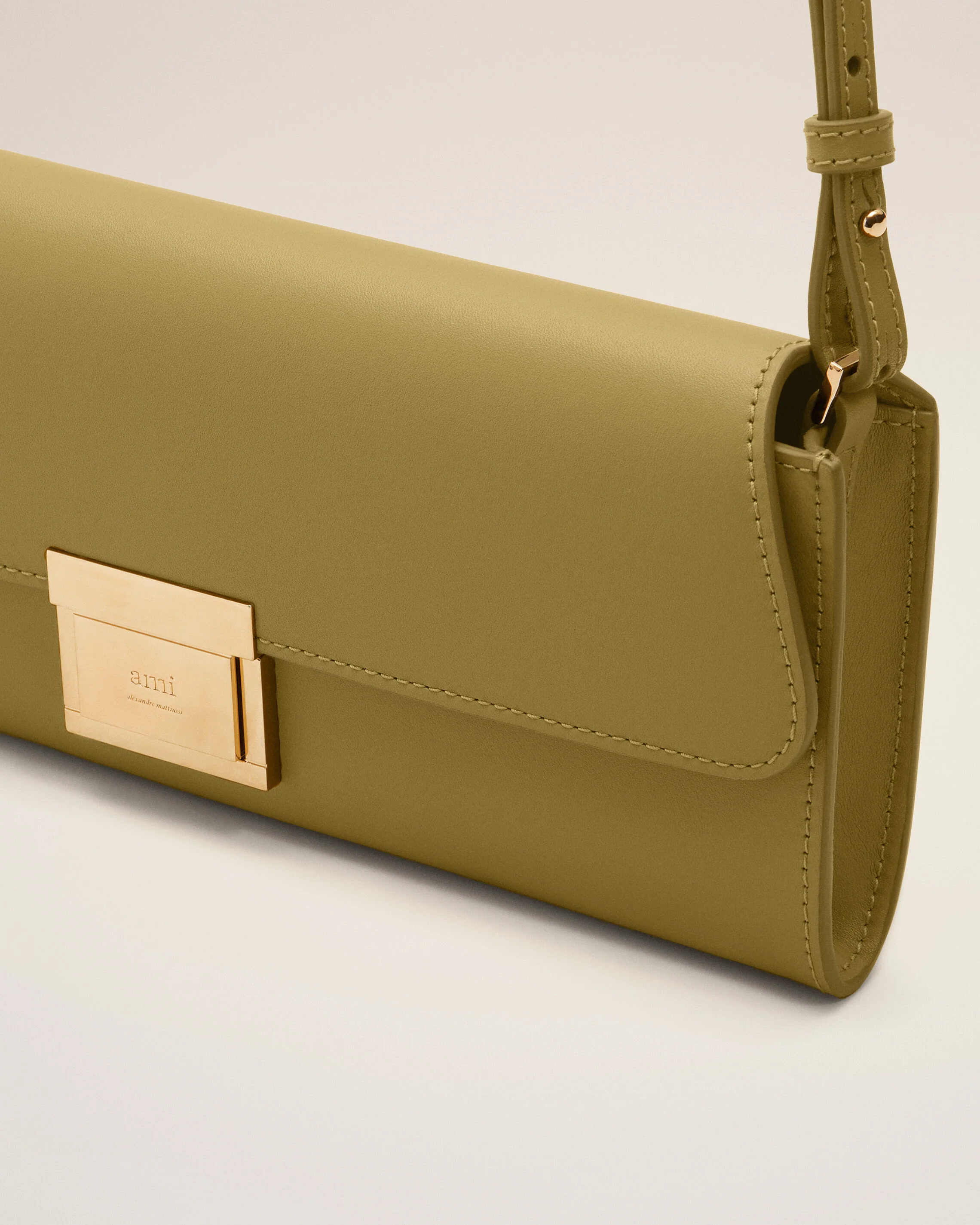 Pochette Mimi Vert en Cuir De Veau - Image 5