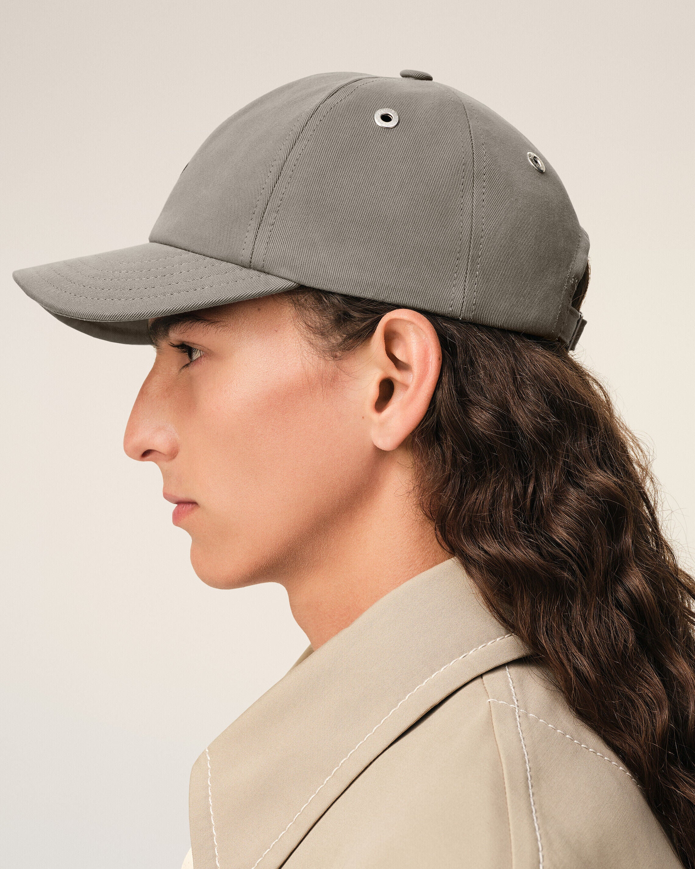 Casquette Grise Ami De Coeur en Coton - Image 5