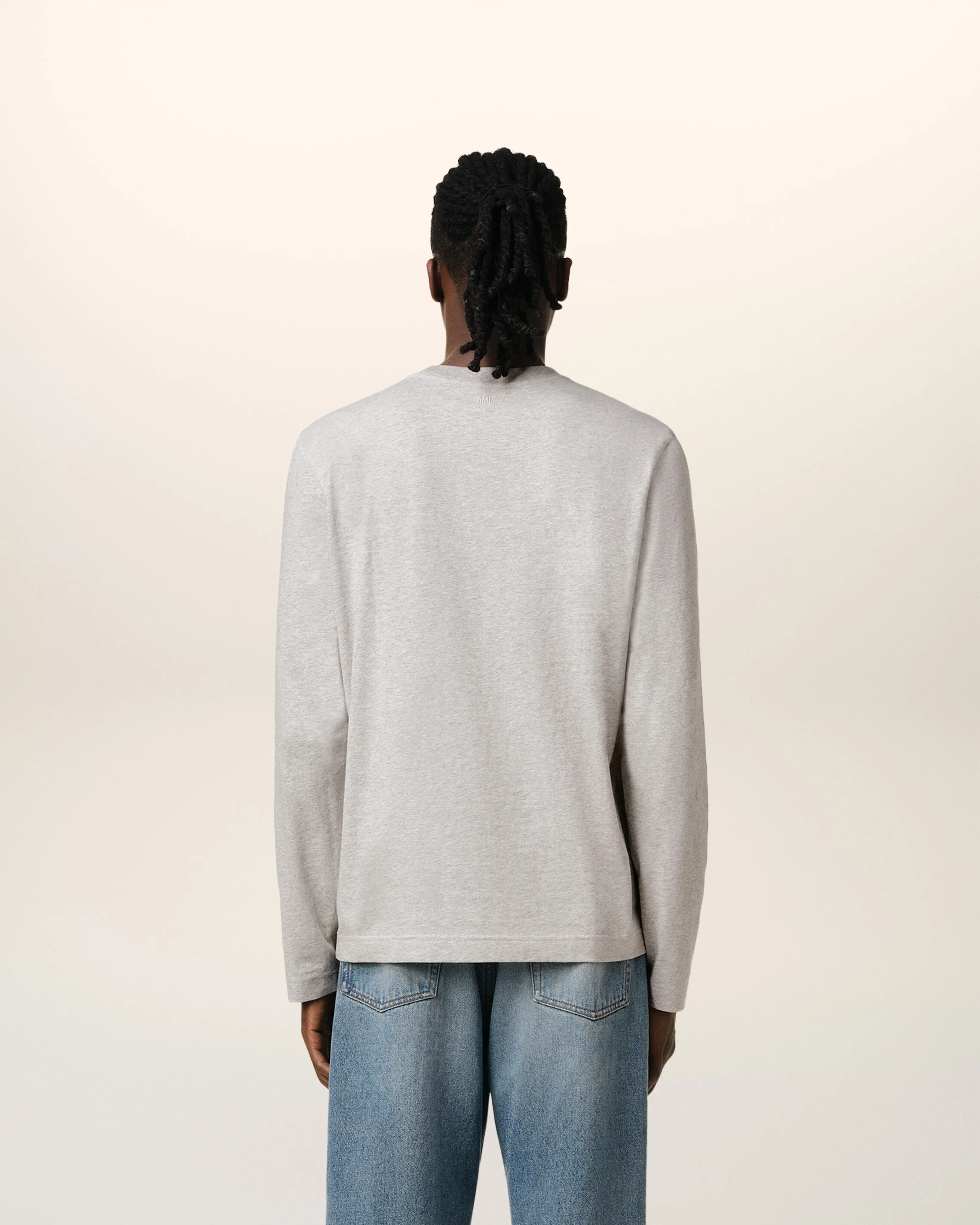 T-Shirt Gris Manches Longues Ami de Coeur En Coton - Image 5