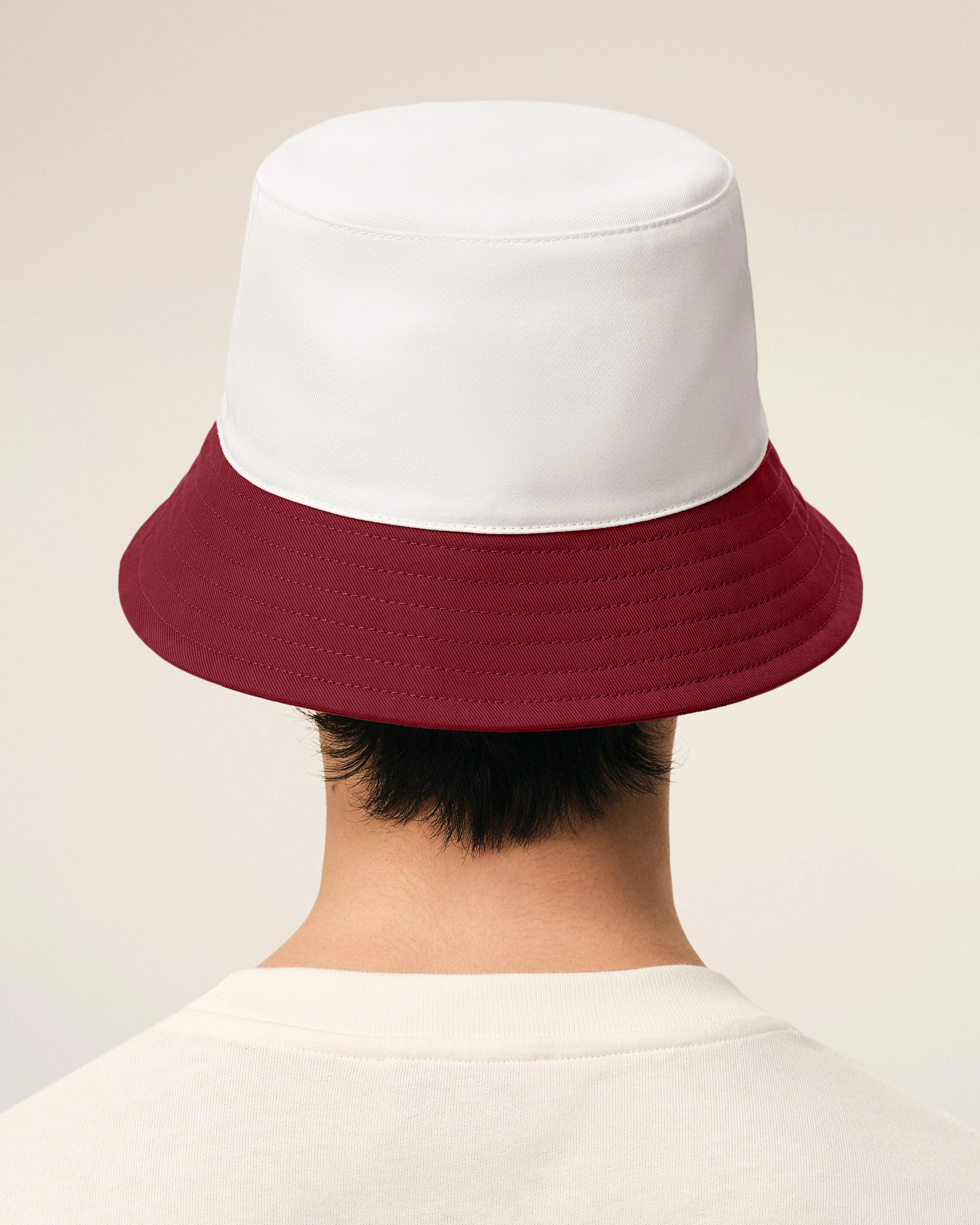 Bob Rouge Et Blanc Ami Paris en Coton - Image 6