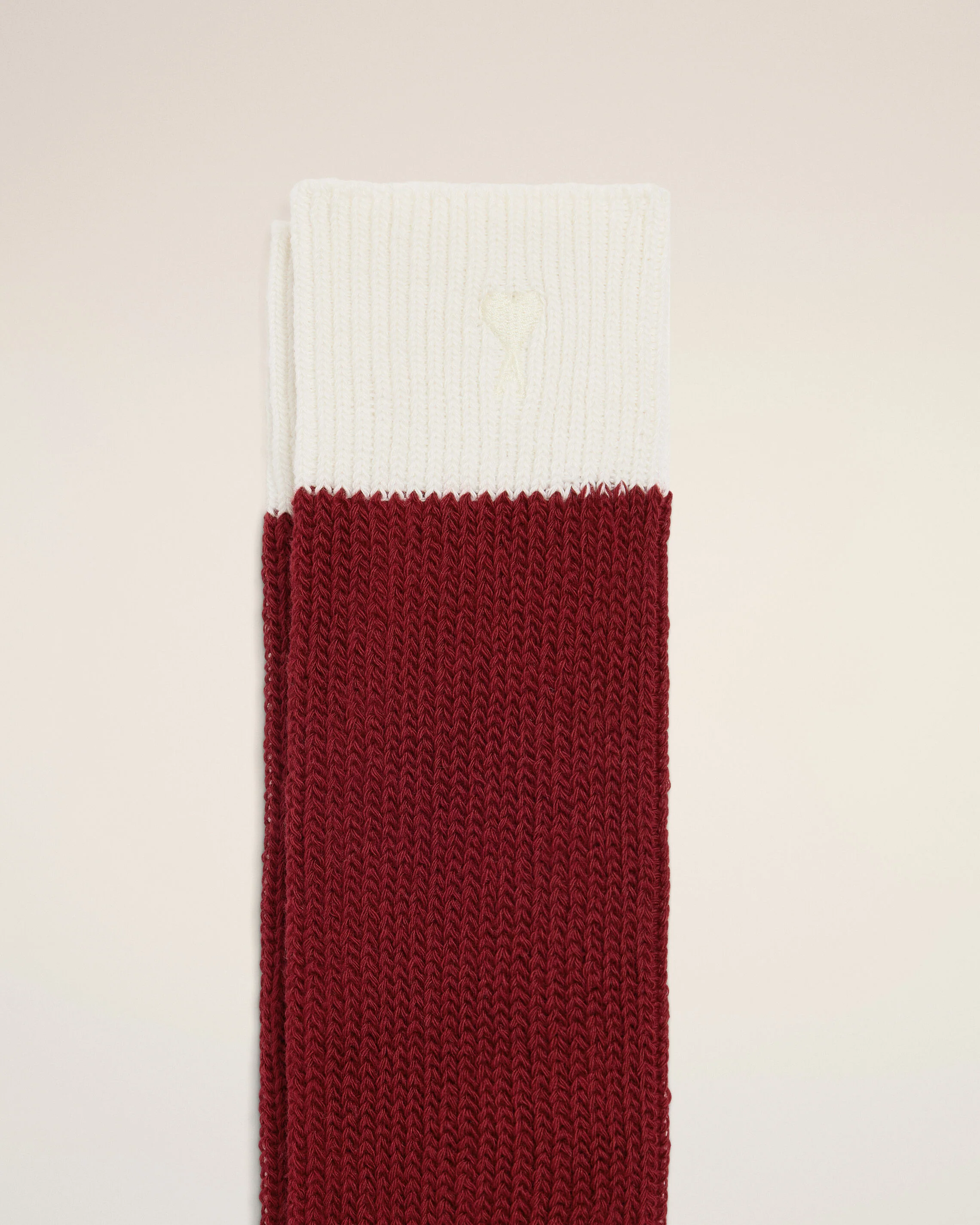 Chaussettes Rouges Et Blanches en Coton - Image 3
