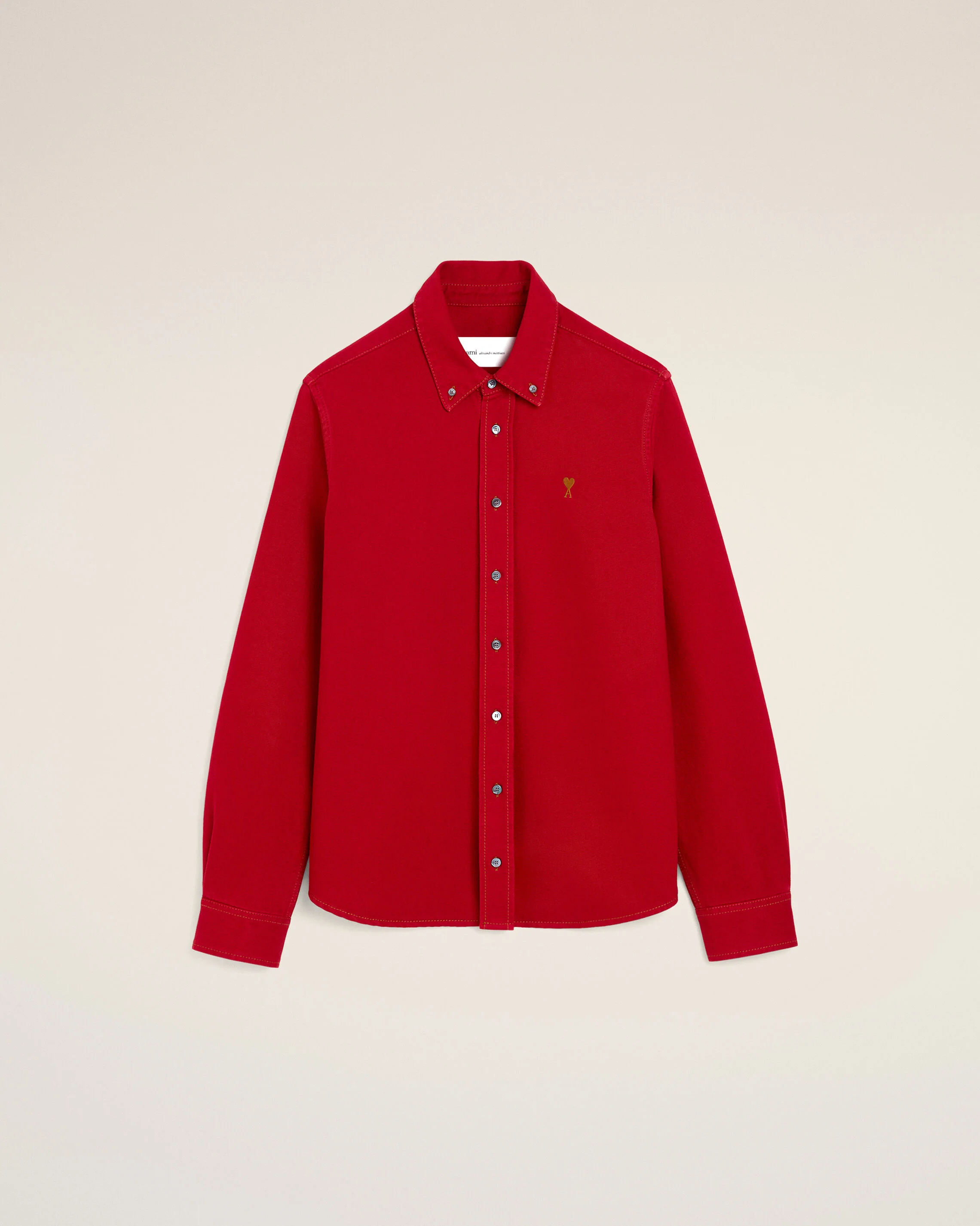 Chemise rouge en coton Ami de Coeur