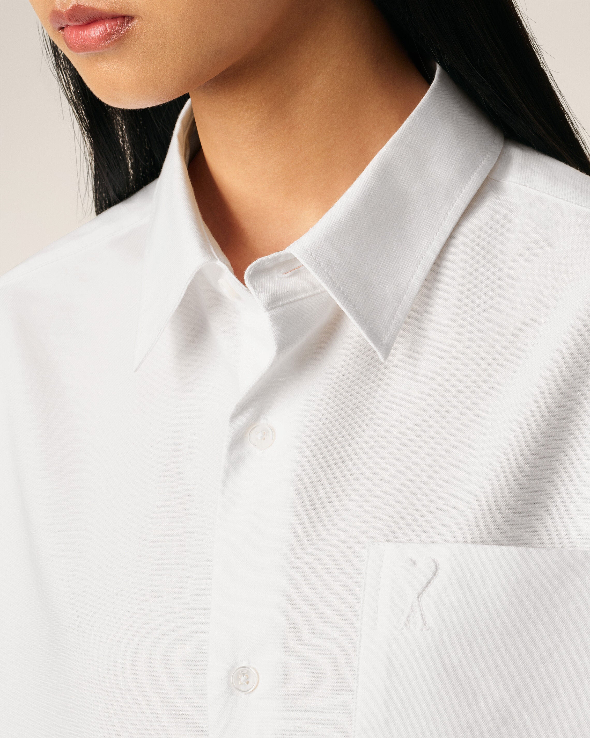 Chemise Blanche Boxy Ami De Coeur En Coton - Image 10