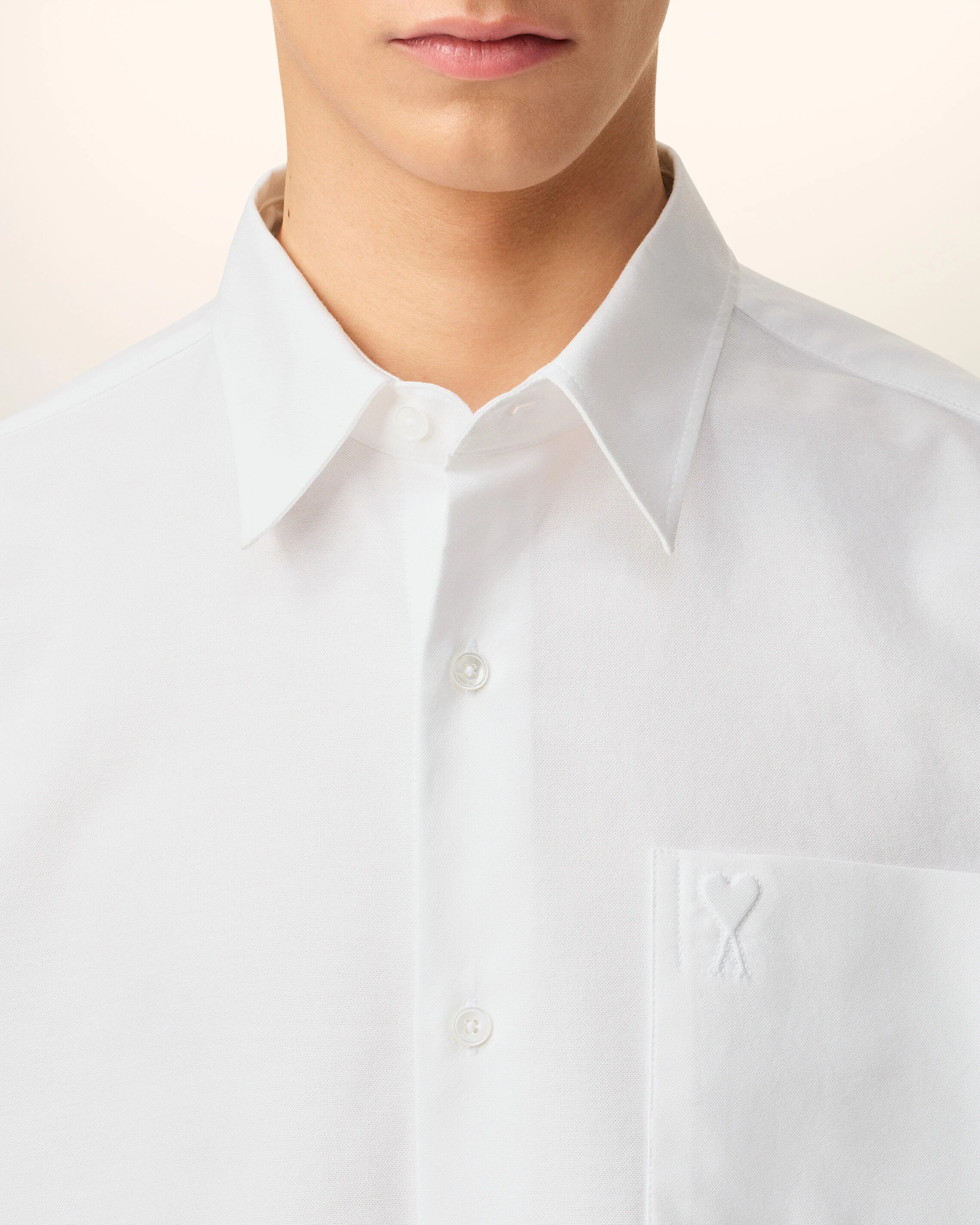 Chemise Blanche Boxy Ami De Coeur En Coton - Image 4