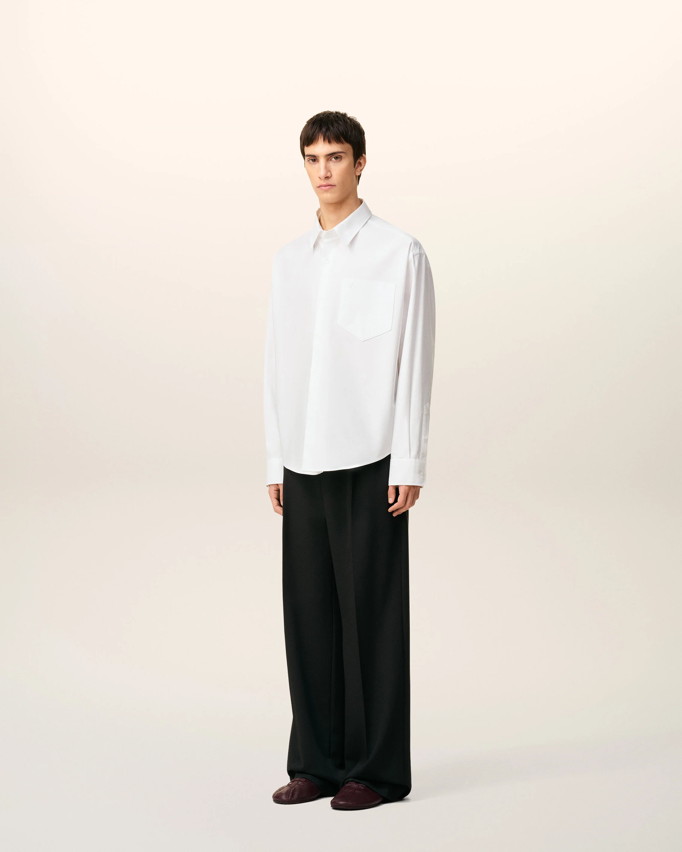 Chemise Blanche Boxy Ami De Coeur En Coton - Image 6