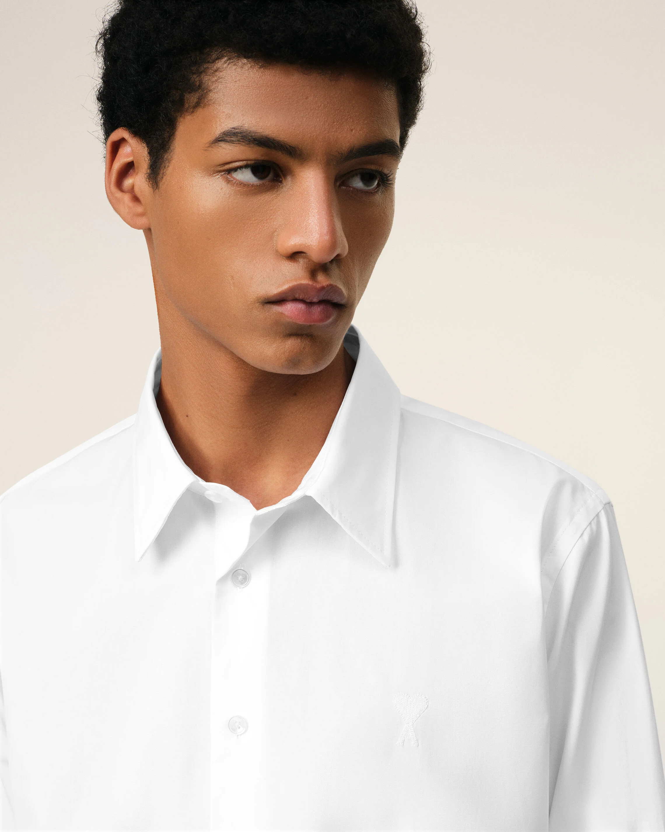 Chemise Classique Blanche Ami de Coeur En Coton - Image 4