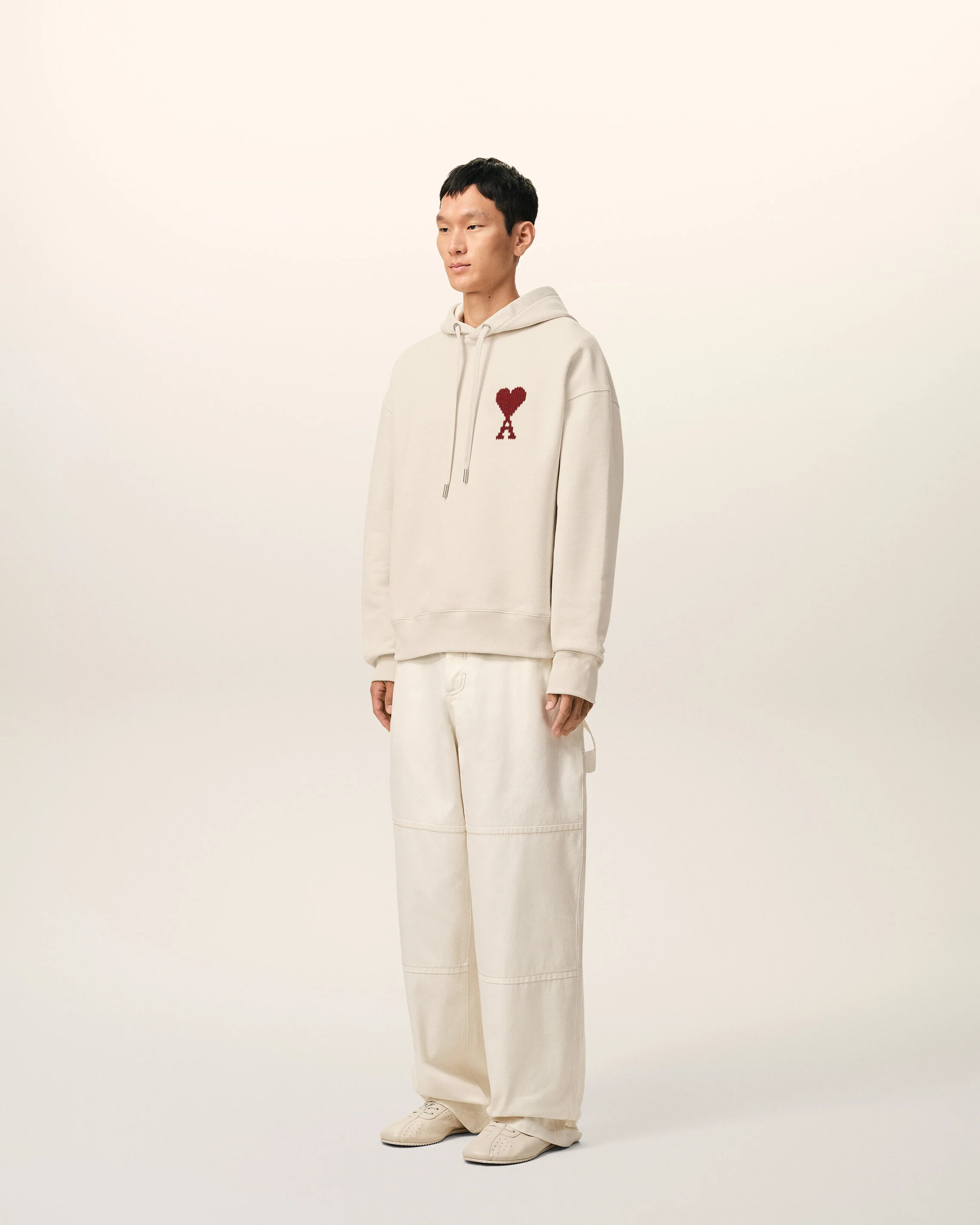 Hoodie Blanc Ami De Coeur en Coton - Image 6