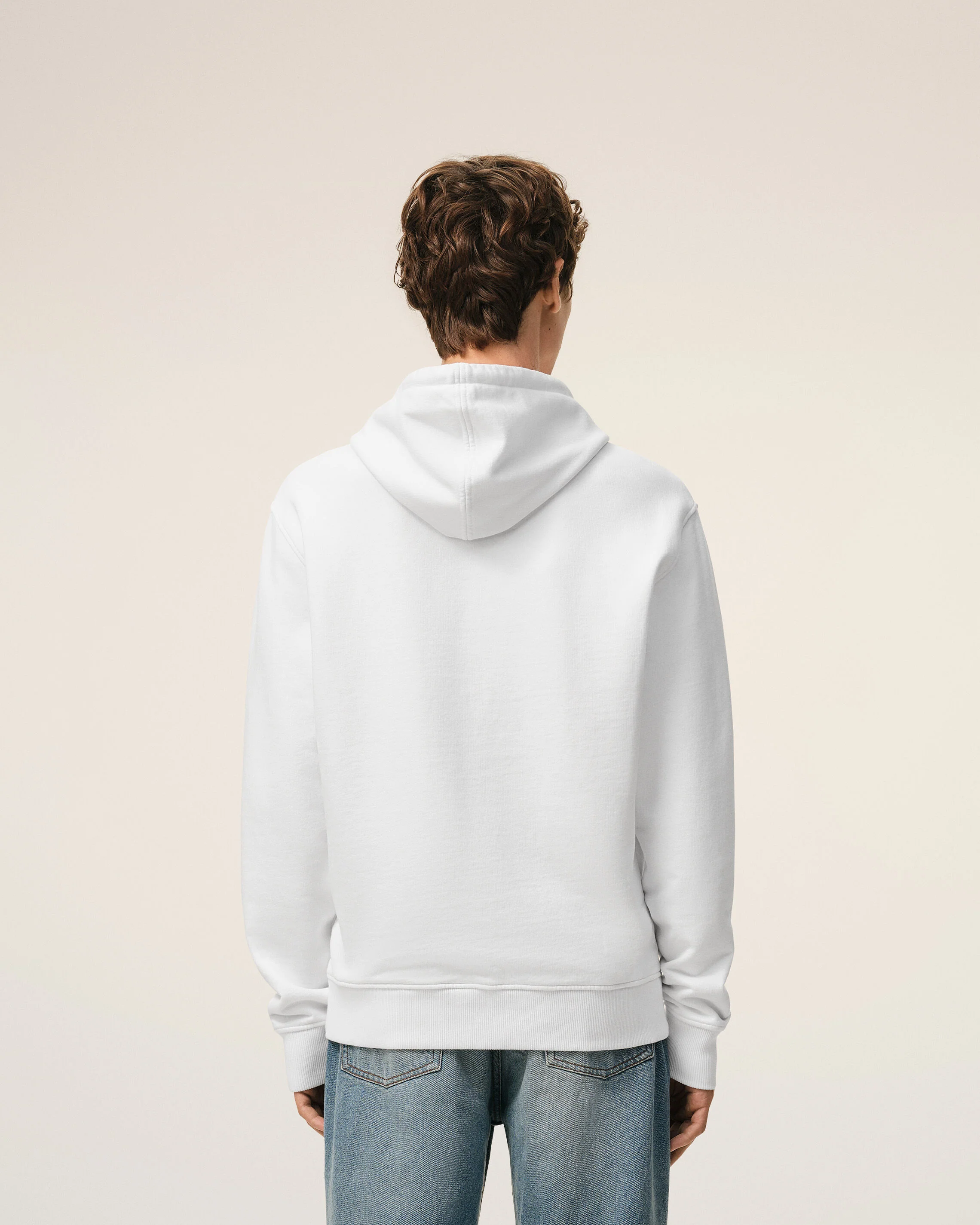 Hoodie blanc en coton Ami de Coeur - Image 5
