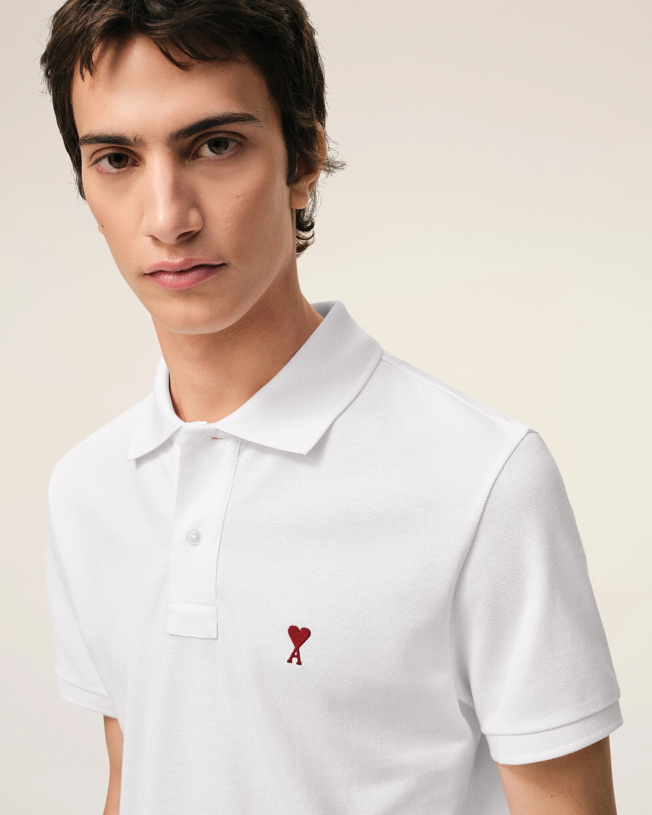 Polo blanc en coton Ami de Coeur - Image 4