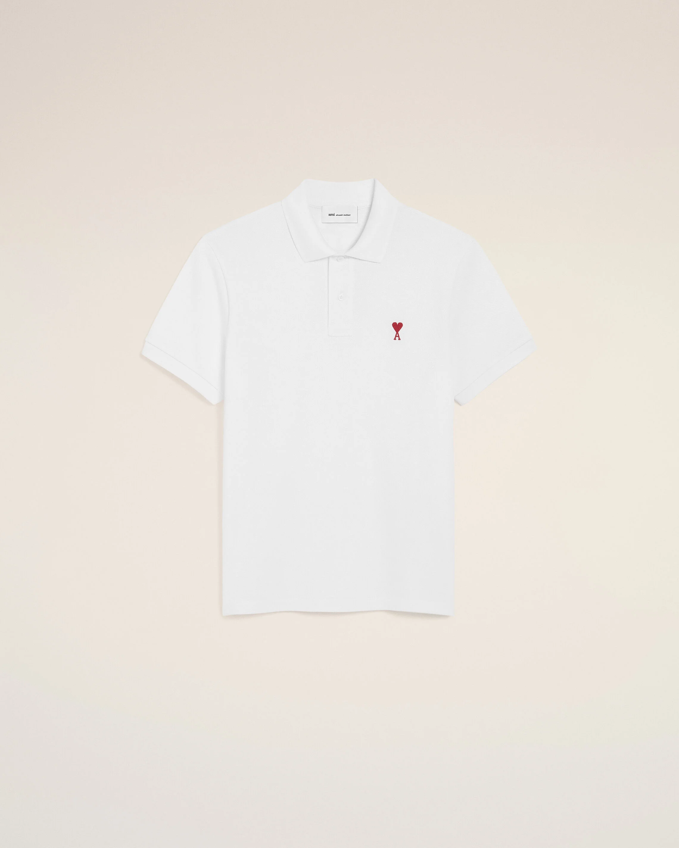 Polo blanc en coton Ami de Coeur - Image 7