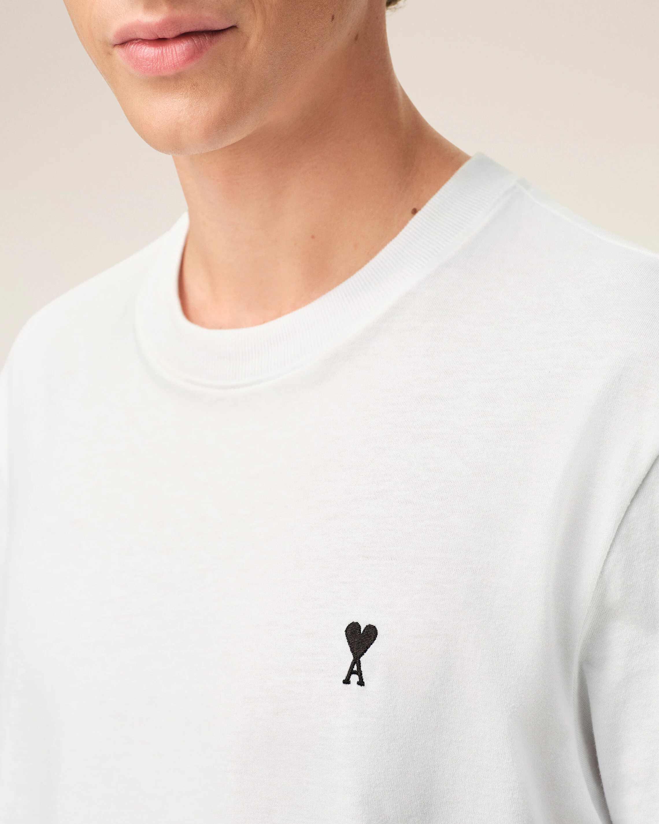 T-shirt blanc en coton Ami de Coeur - Image 4