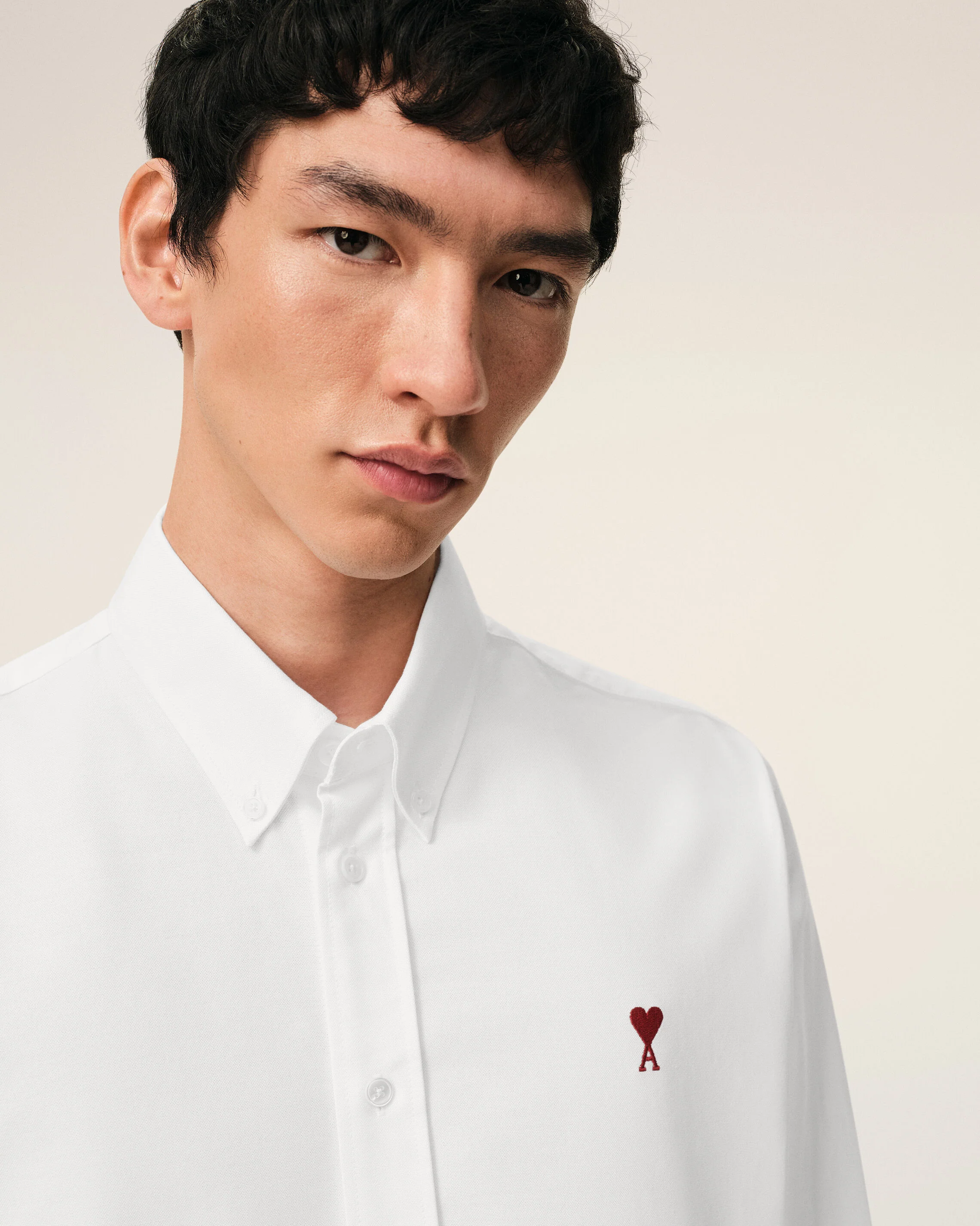 Chemise blanche en coton Ami de Coeur - Image 4