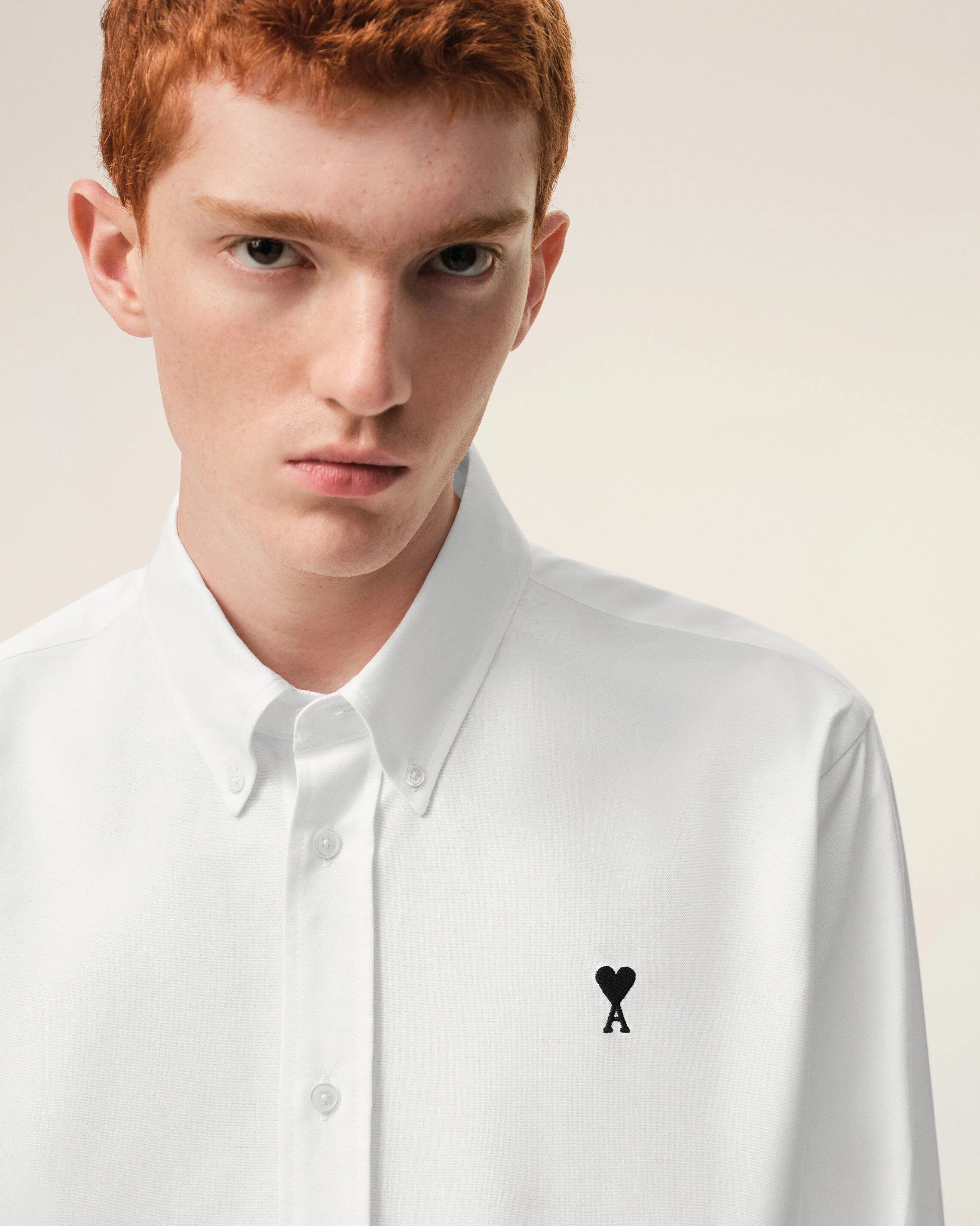 Chemise blanche en coton Ami de Coeur - Image 4