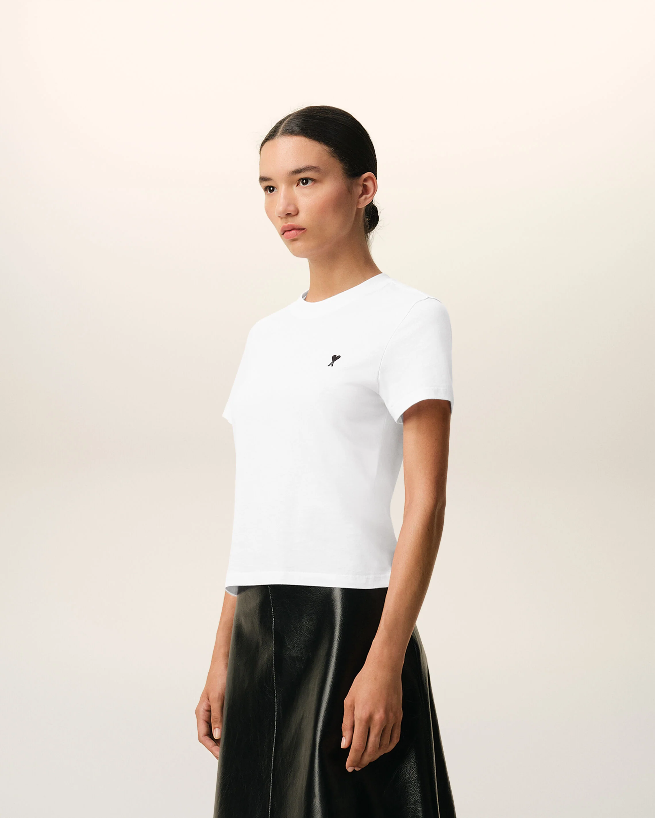 T-shirt blanc en coton Ami de Coeur - Image 6