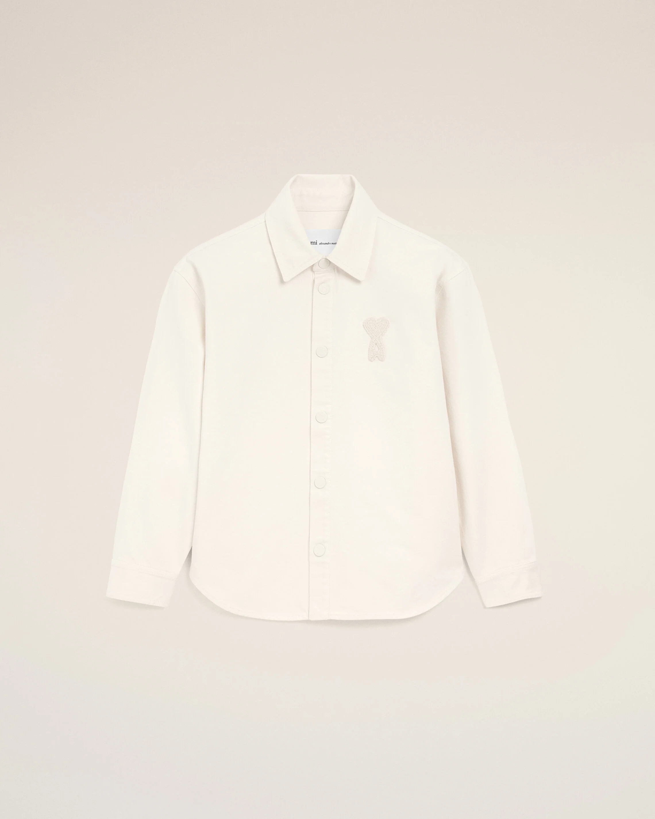Surchemise Blanche Ami De Coeur En Crochet en Coton